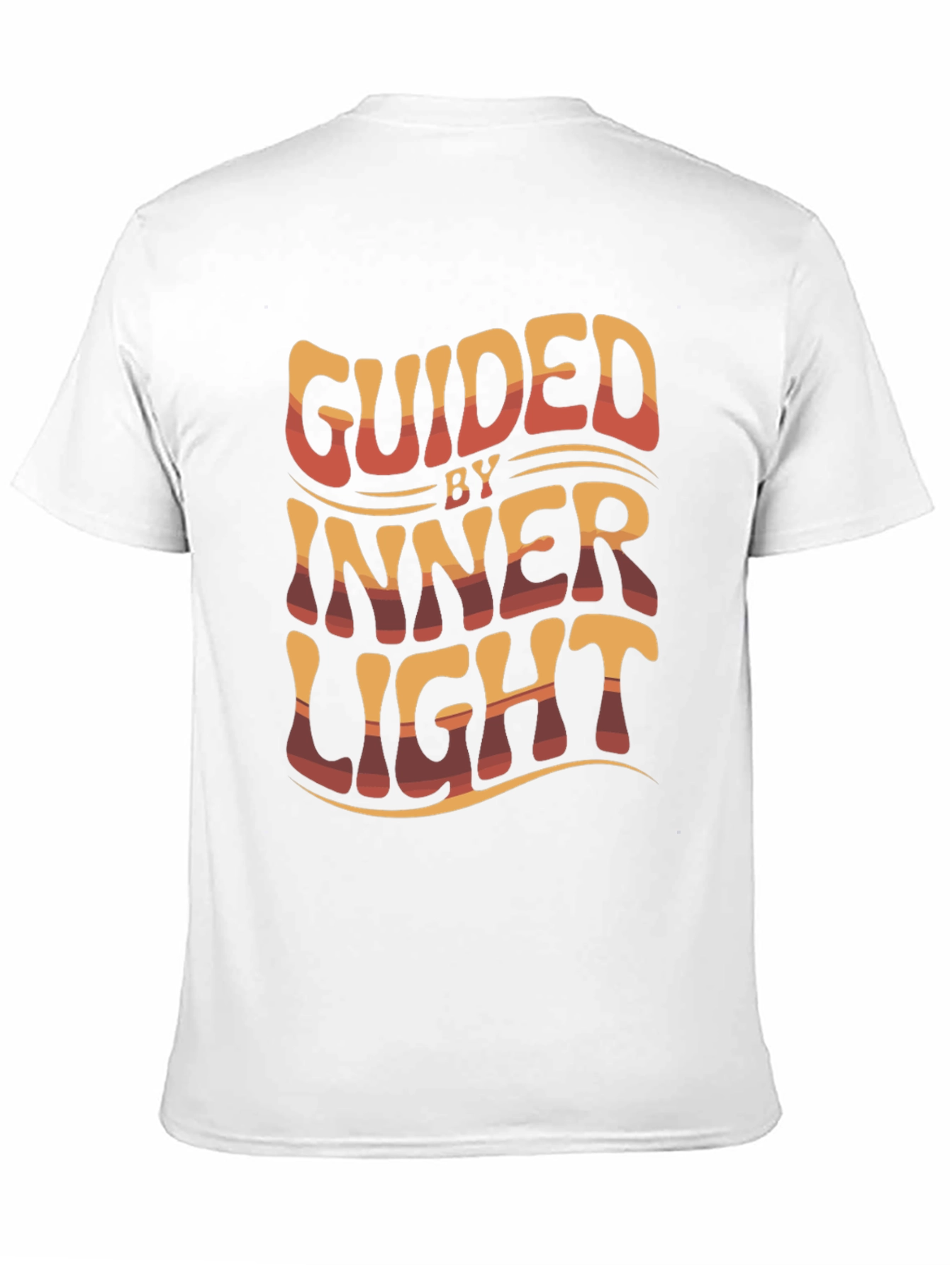 Black Guided By Inner Light Graphic Tee view 11