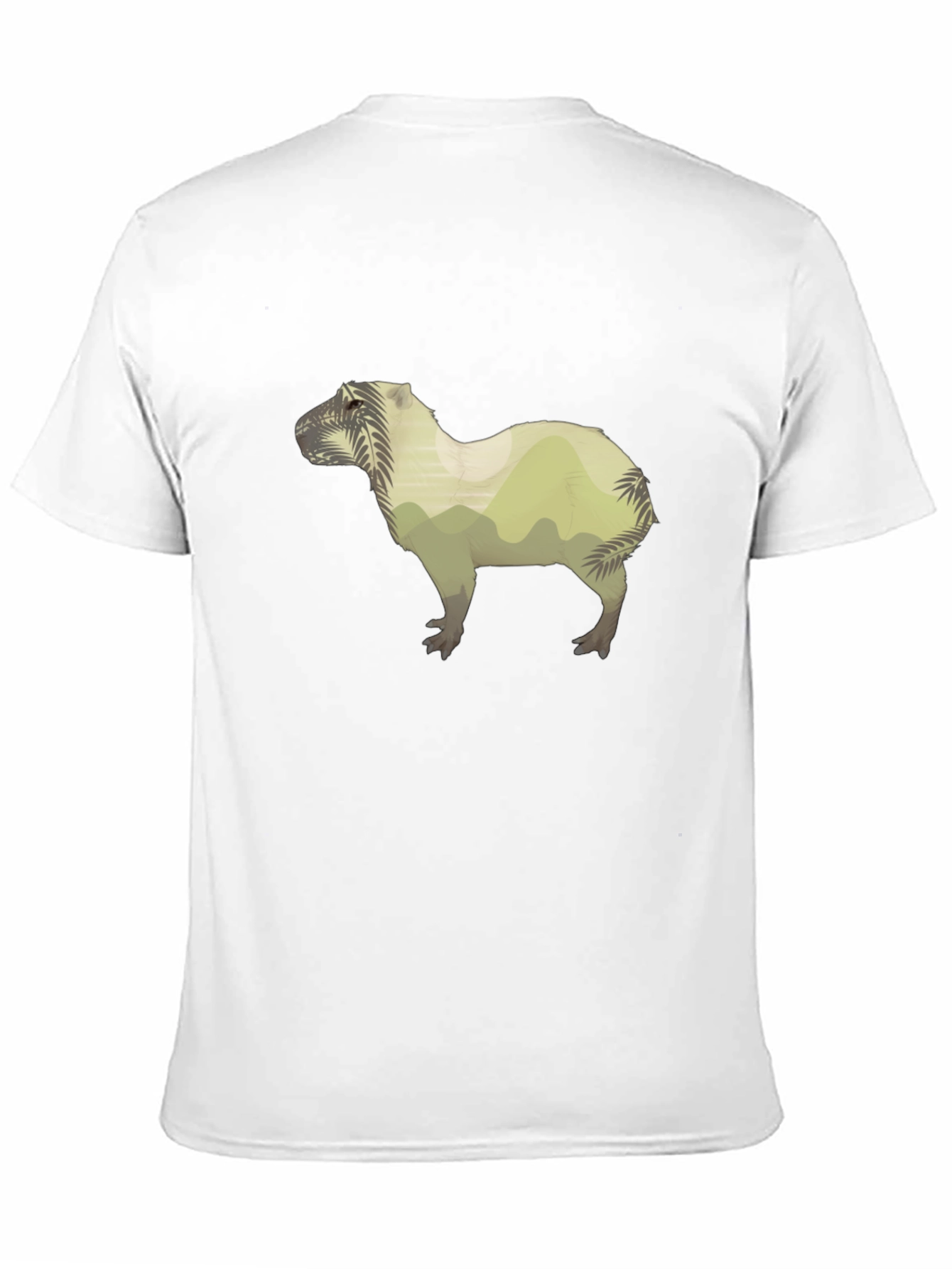 Black Nature Capybara Graphic Tee - Black view 11