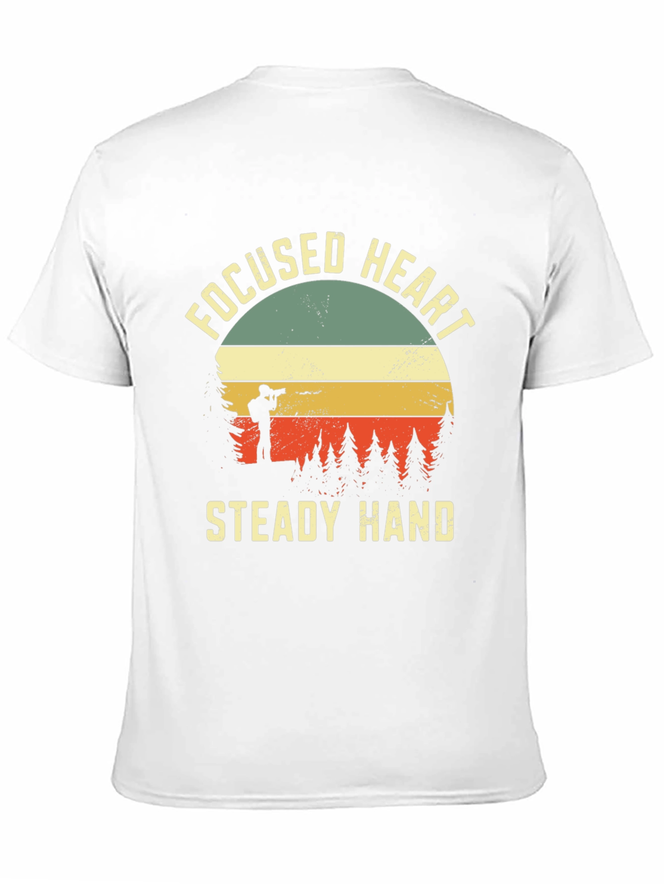 Black Focused Heart Steady Hand Graphic Tee view 11