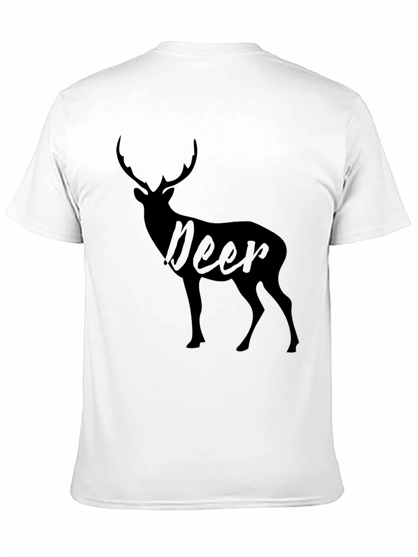 Black Black Deer Graphic Tee - Men's Short Sleeve Shirt view 11