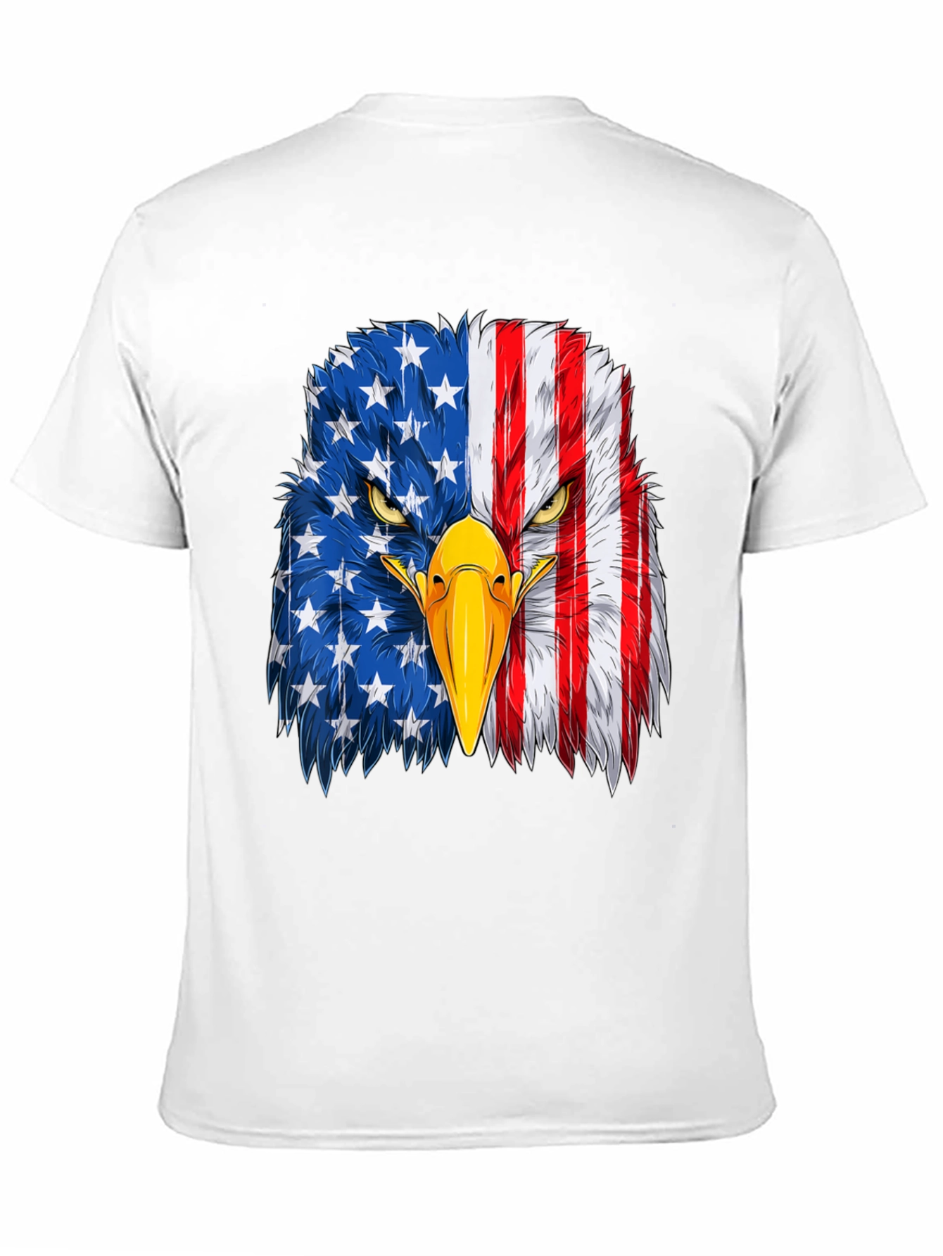 Black American Eagle Flag Graphic T-Shirt view 11