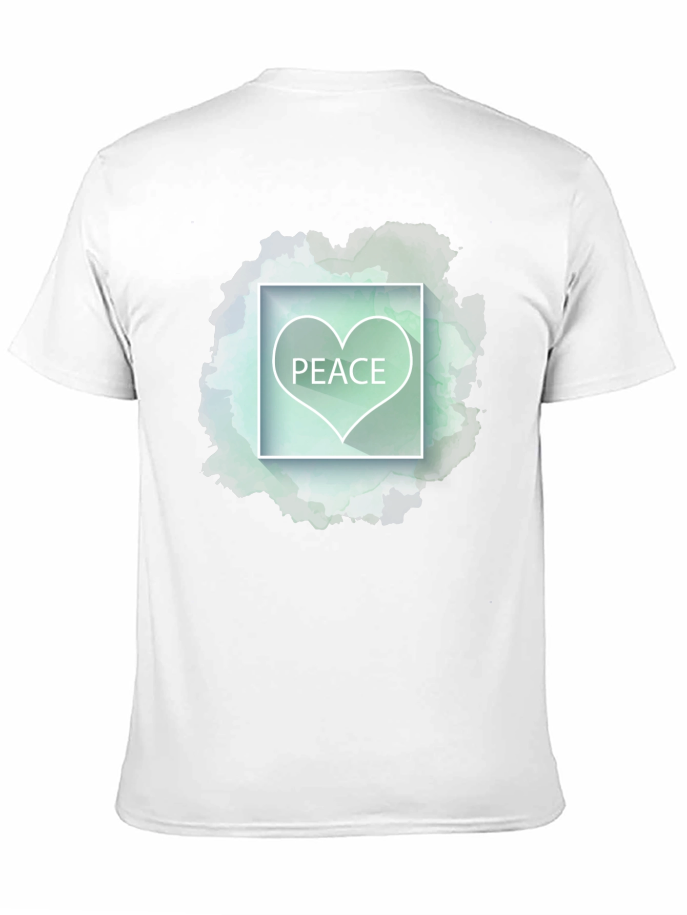 Black Peace Heart Graphic Tee - Stylish Comfort view 11