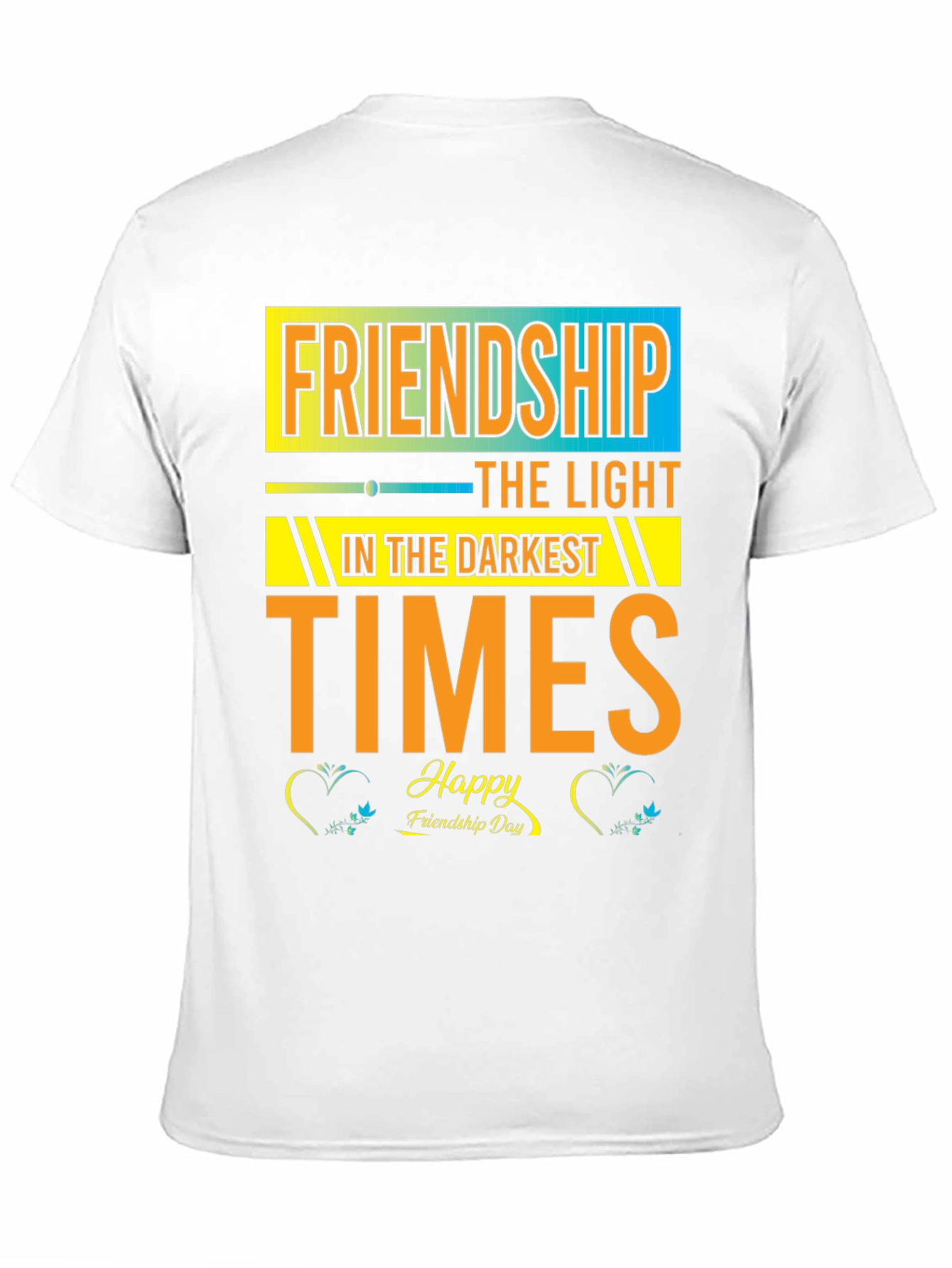 Black Friendship Day Graphic T-Shirt view 11