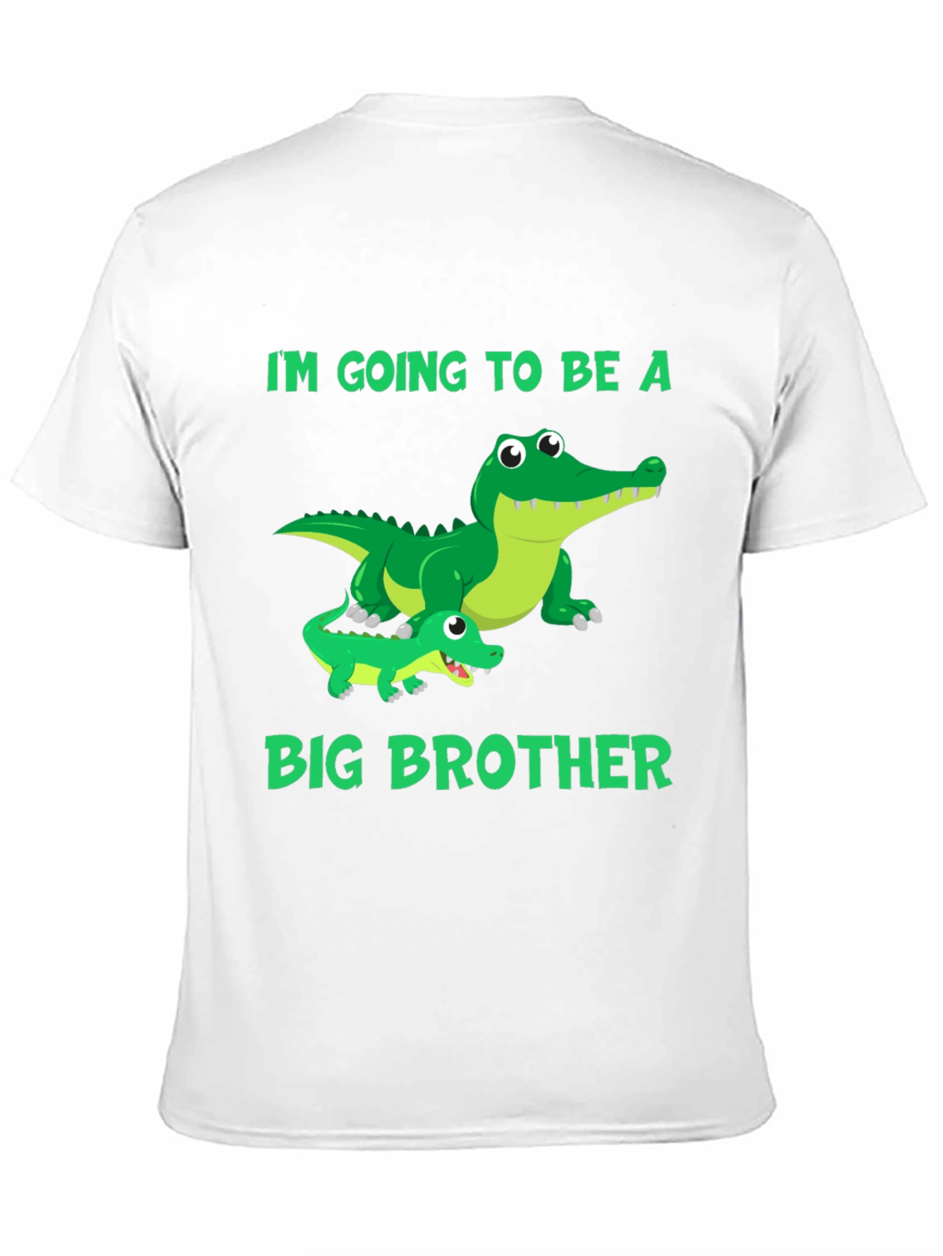 Black I'm Going to Be a Big Brother Gator T-Shirt view 11