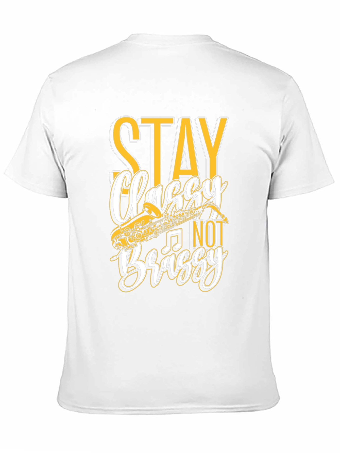 Black Stay Classy Not Brassy T-Shirt view 11