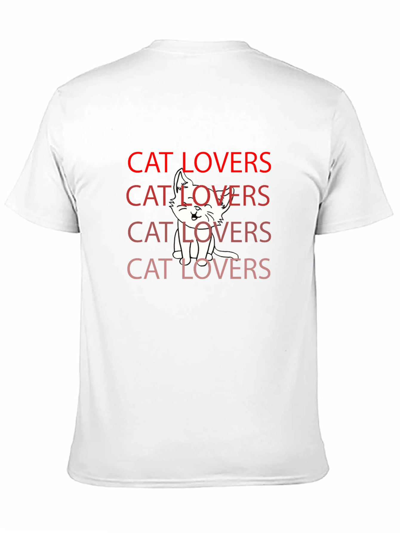 Black Cat Lovers T-Shirt - Cute Kitten Graphic Tee view 11
