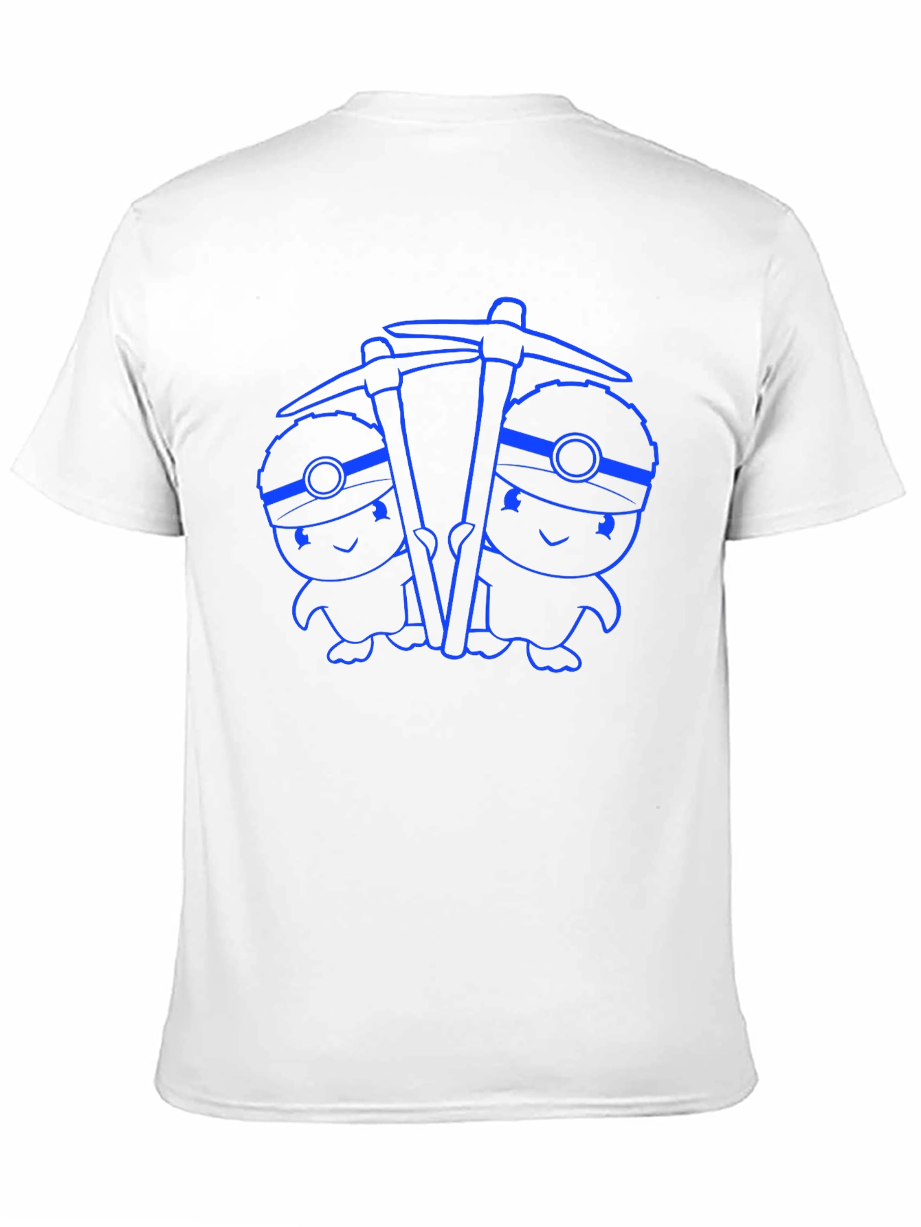 Black Miner Twins Graphic Tee - Black Cotton Comfort view 11