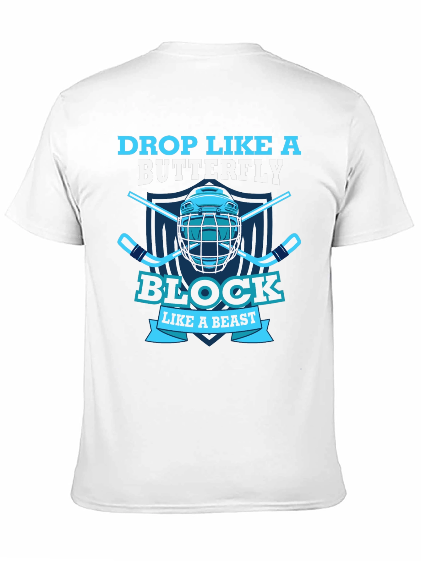 Black Drop Like a Butterfly, Block Like a Beast T-Shirt view 11