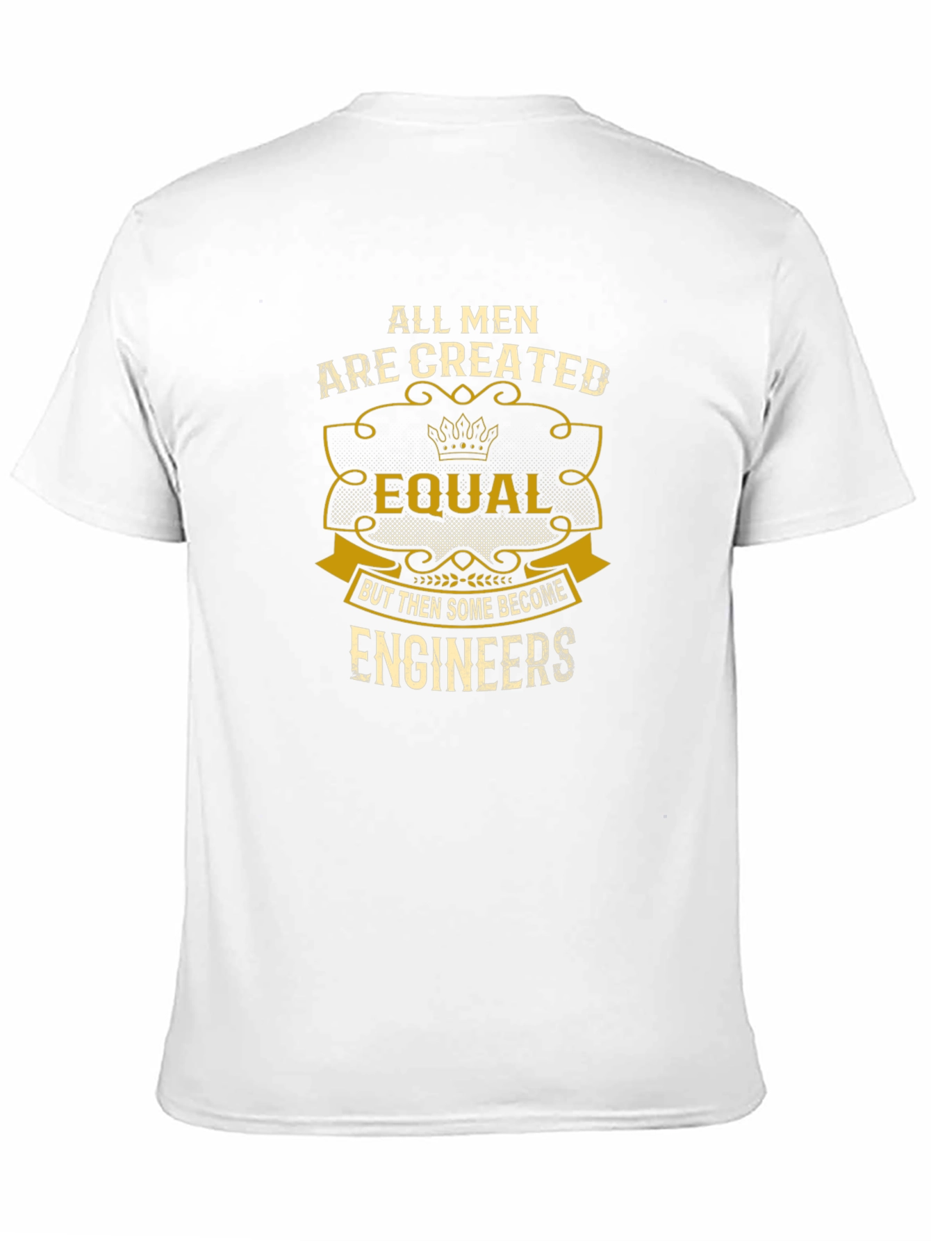 Black Engineer T-Shirt - All Men are Created Equal view 11