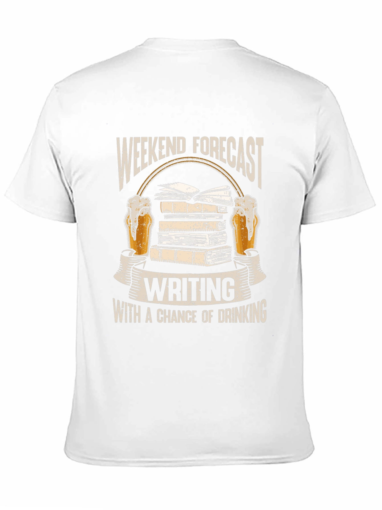 Black Weekend Forecast Writing T-Shirt view 11