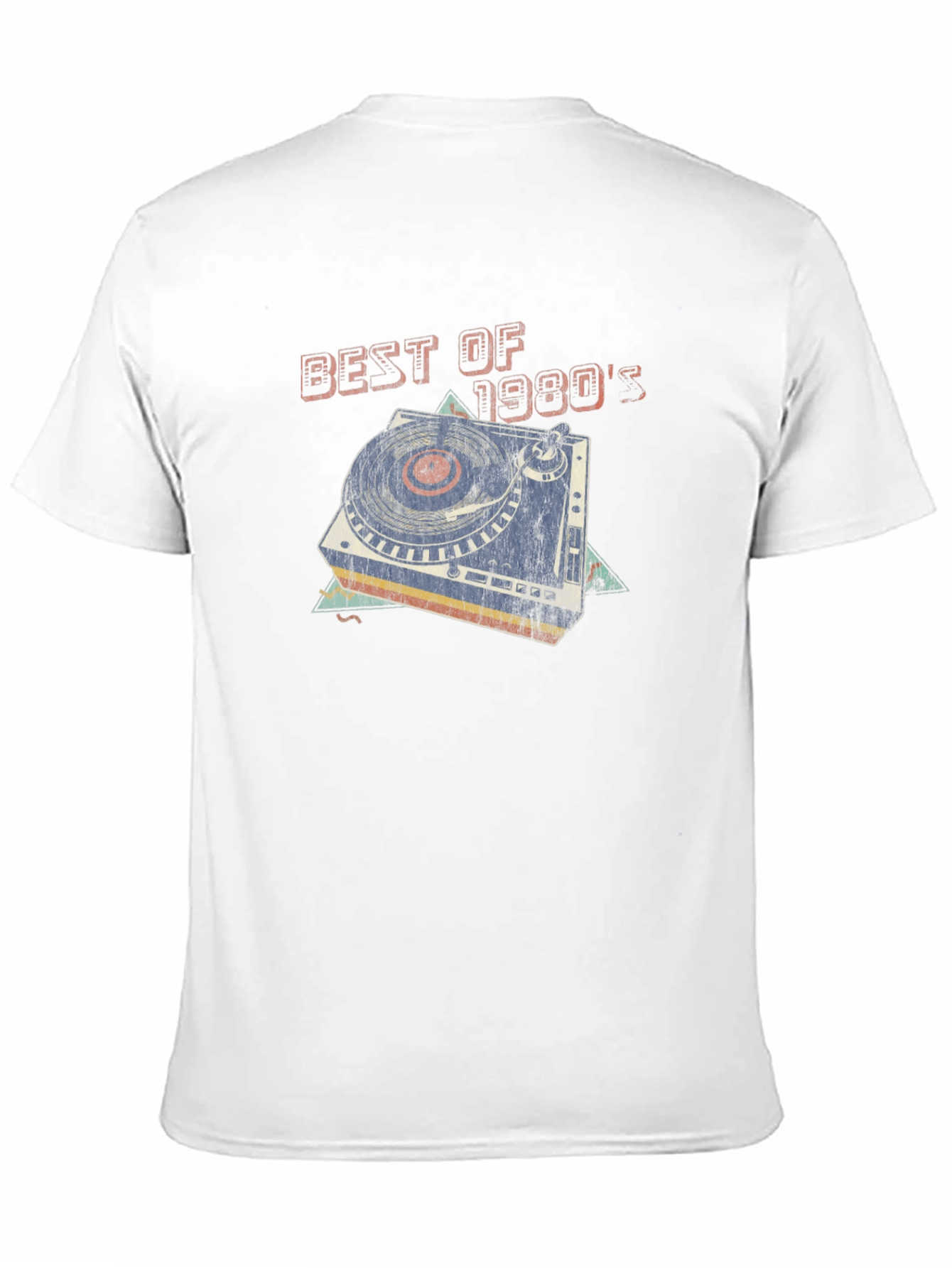 Black Best of 1980's Turntable Graphic T-Shirt view 11
