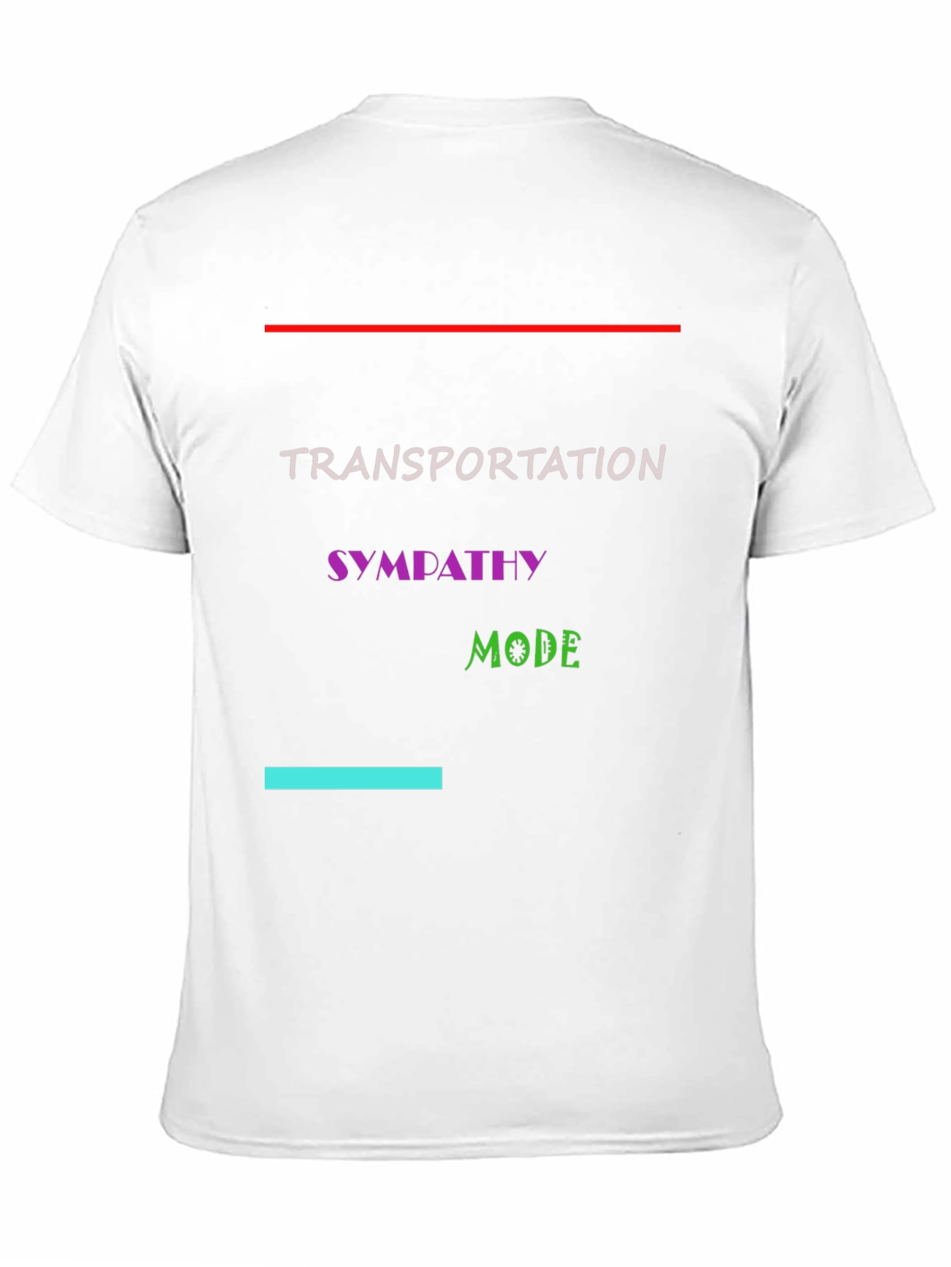 Black Transportation Sympathy Mode Black T-Shirt view 11