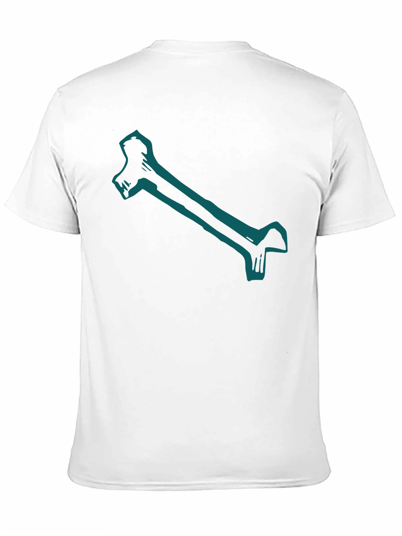 Black Bone Graphic Print Black Tee view 11