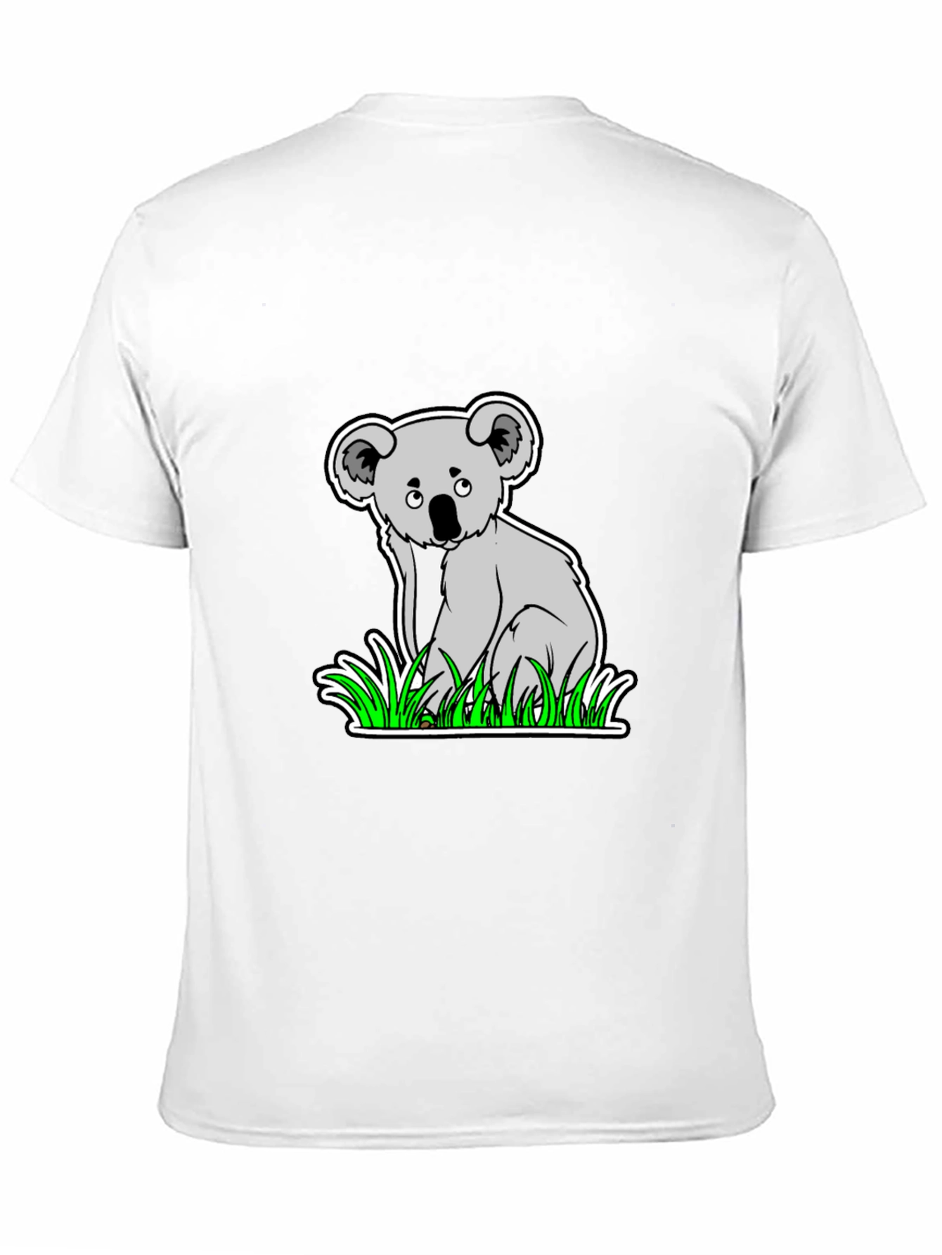 Black Koala Graphic T-Shirt - Cute Animal Tee view 11