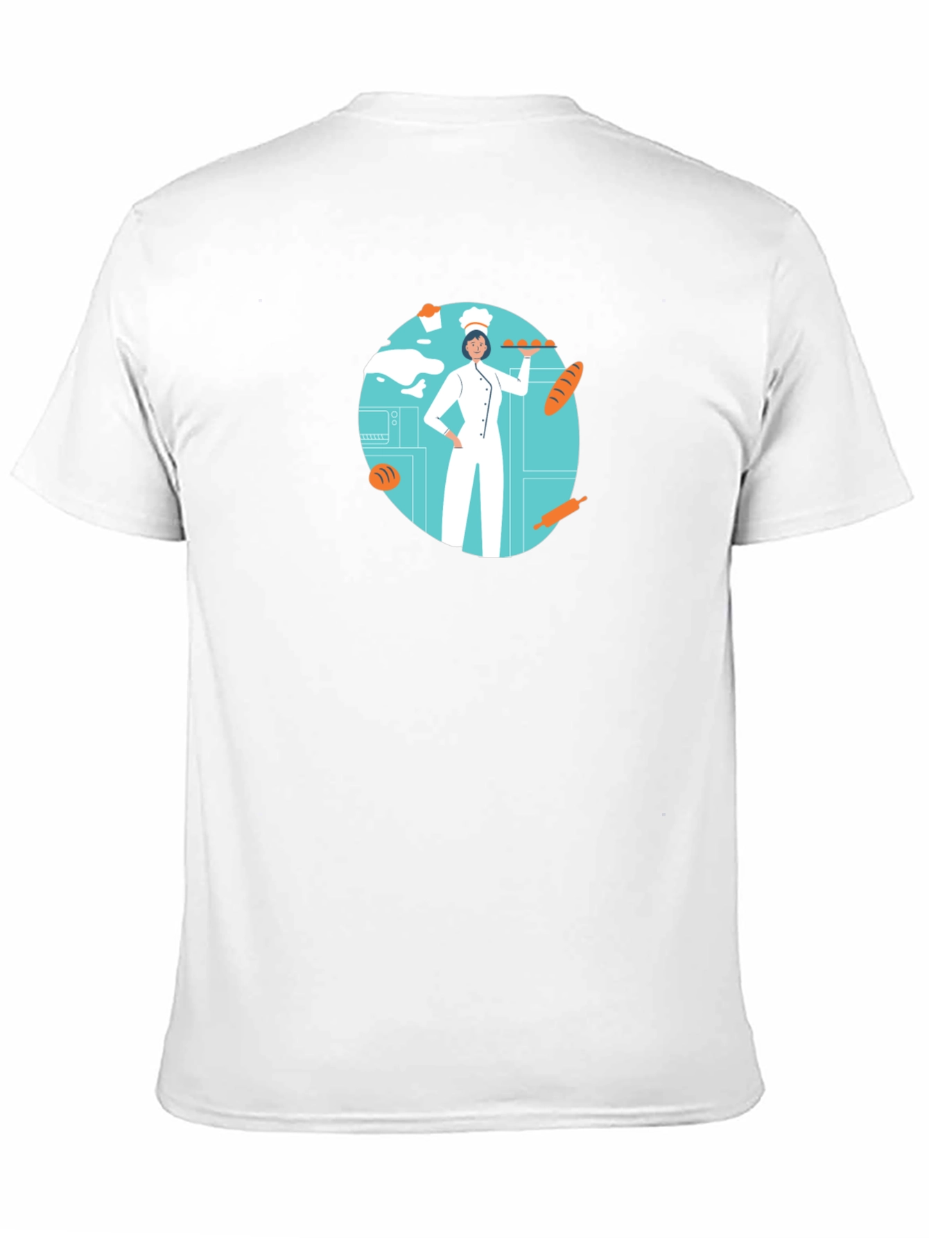 Black Baker Graphic Tee - Black Cotton T-Shirt view 11