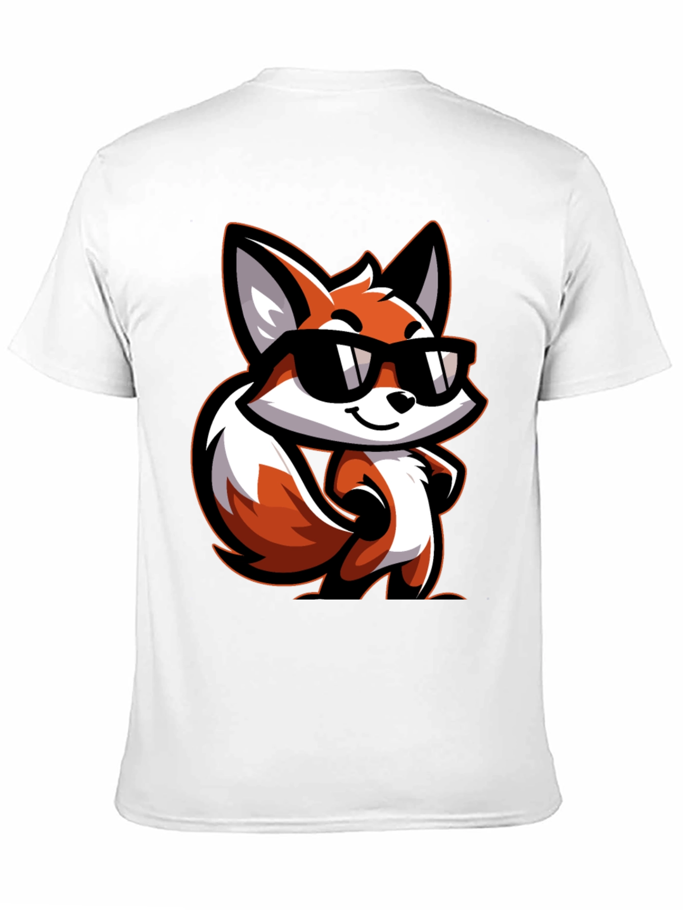Cool Fox Graphic Tee - Black T-Shirt - 11
