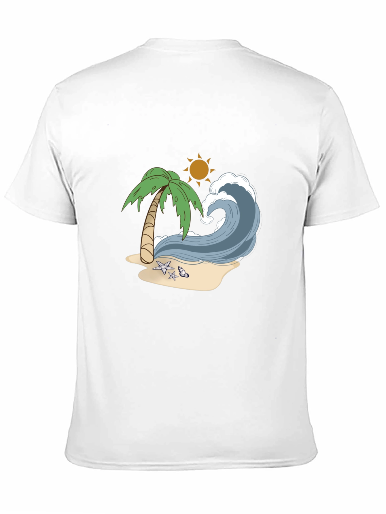 Black Beach Wave Graphic Tee - Tropical Vibes view 11