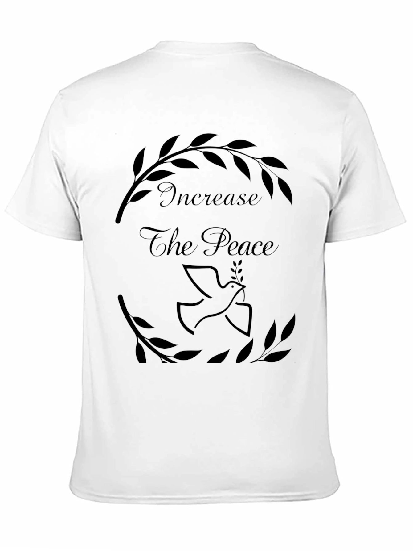 Increase The Peace Dove T-Shirt - Positive Message - 11