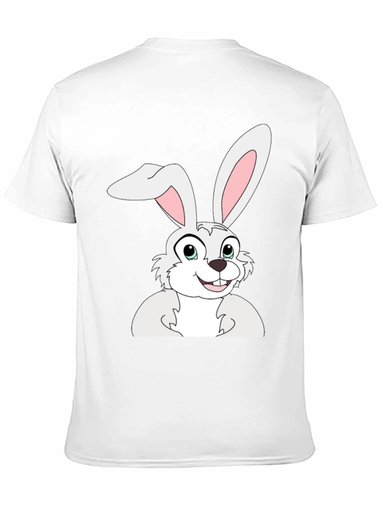 Black Bunny Graphic Black T-Shirt view 11