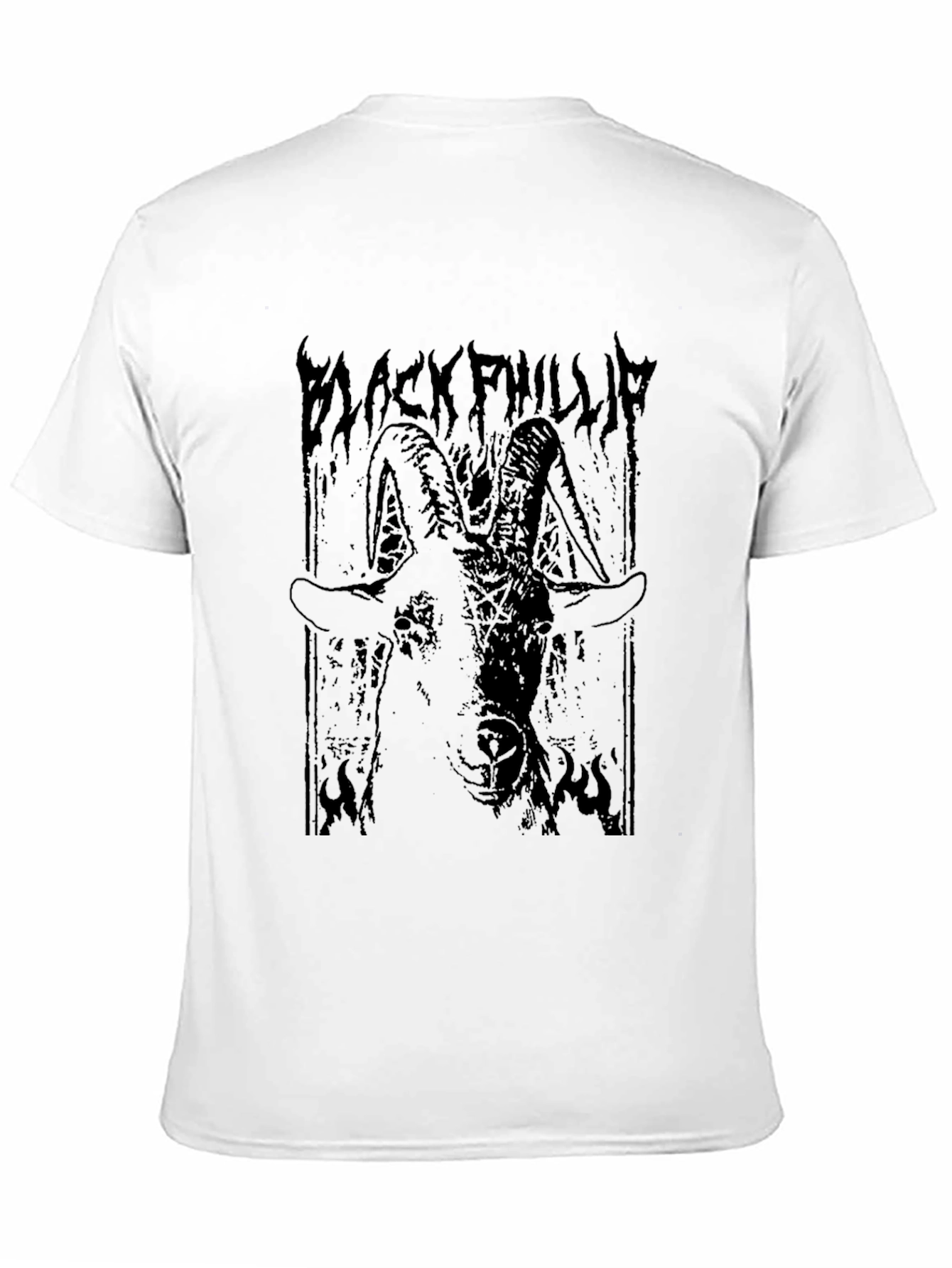 Black Black Phillip Graphic Tee - Men's Black T-Shirt view 11