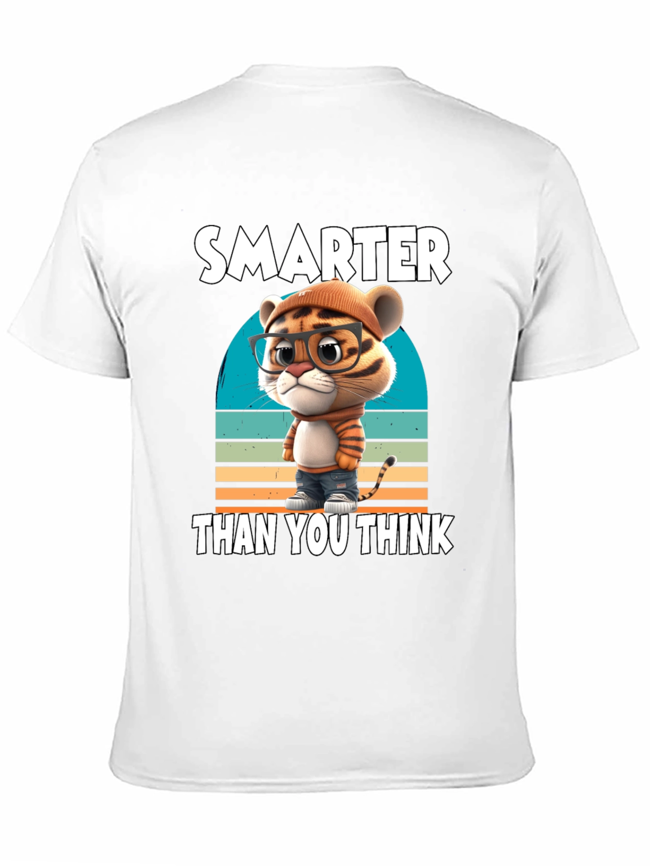 Black Smarter Than You Think Graphic Tee view 11