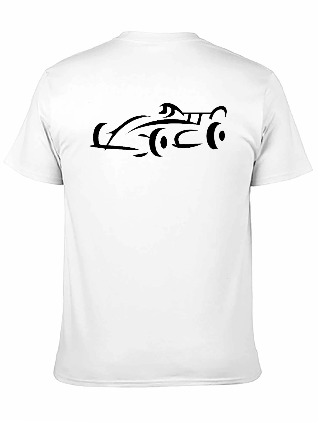 Black Sleek Black Car Graphic Tee - Modern Style view 11