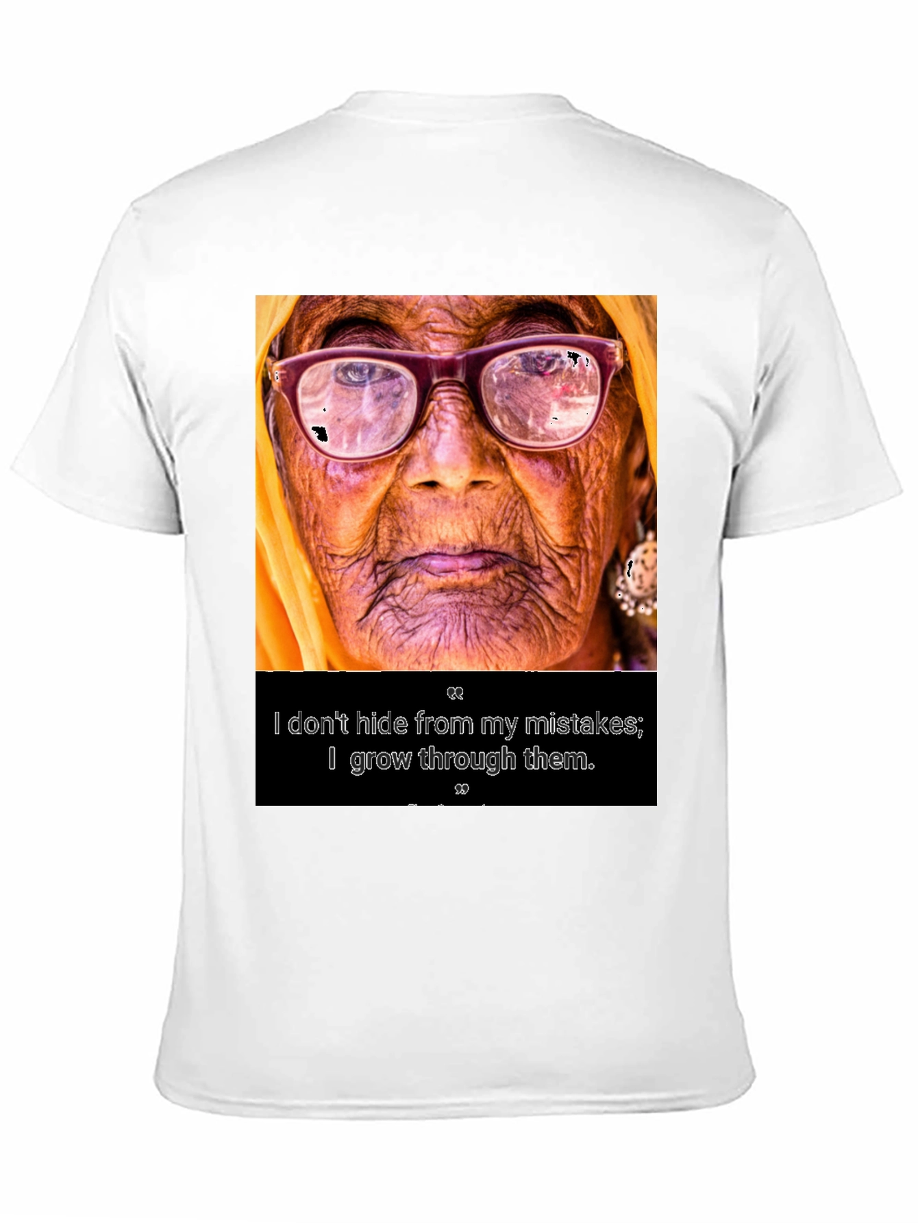 Black Growth Mindset T-Shirt - Inspiring Quote Tee view 11