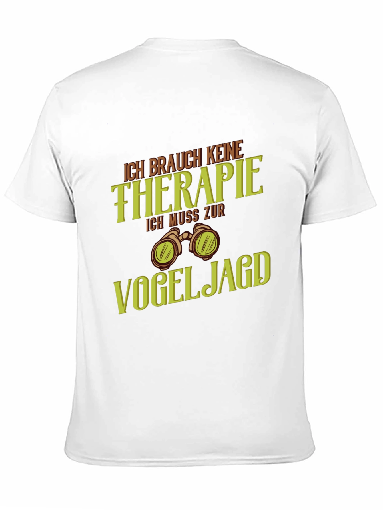 Black Bird Watching T-Shirt - No Therapy Needed view 11