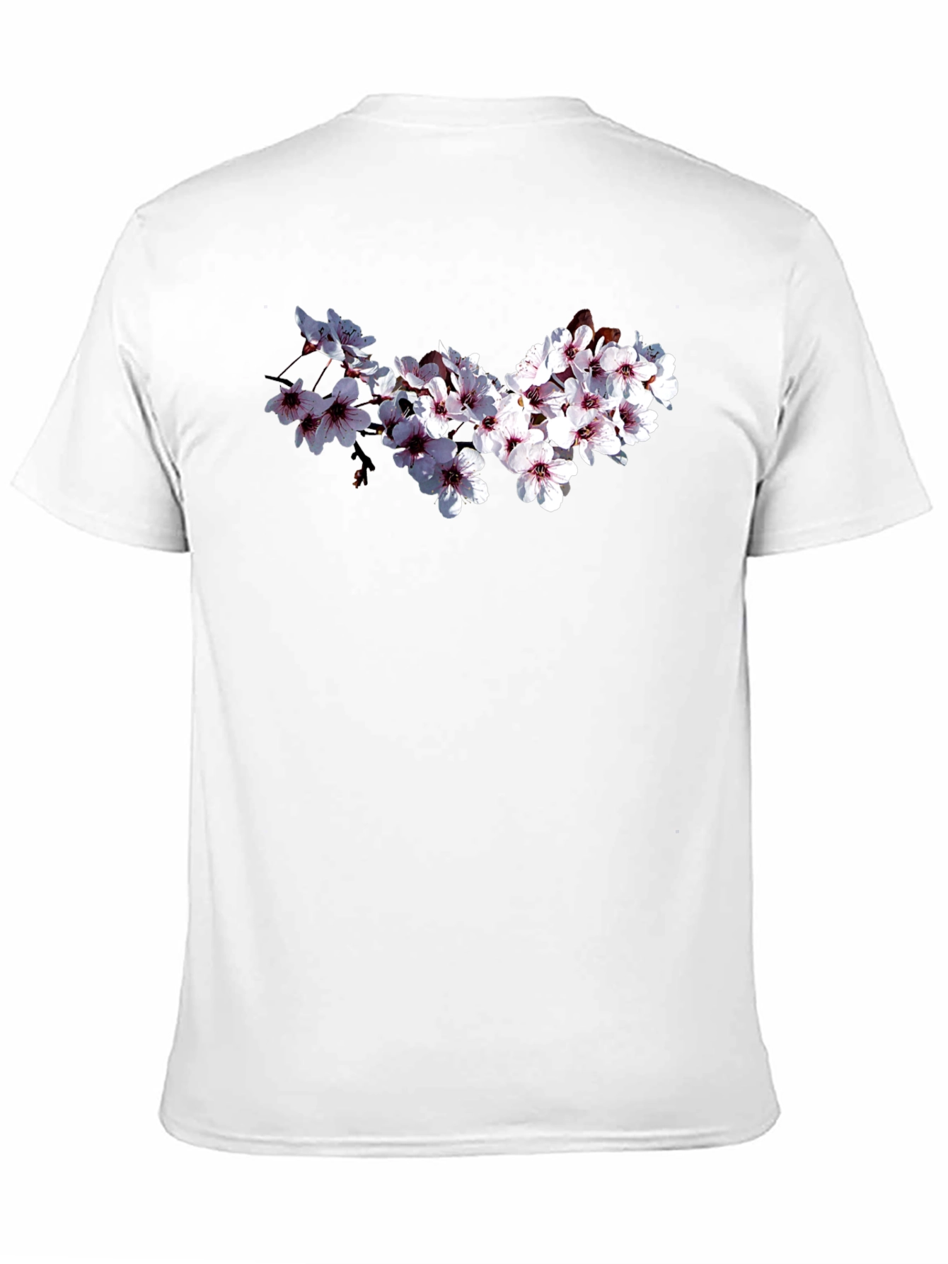 Black Floral Print Black T-Shirt view 11