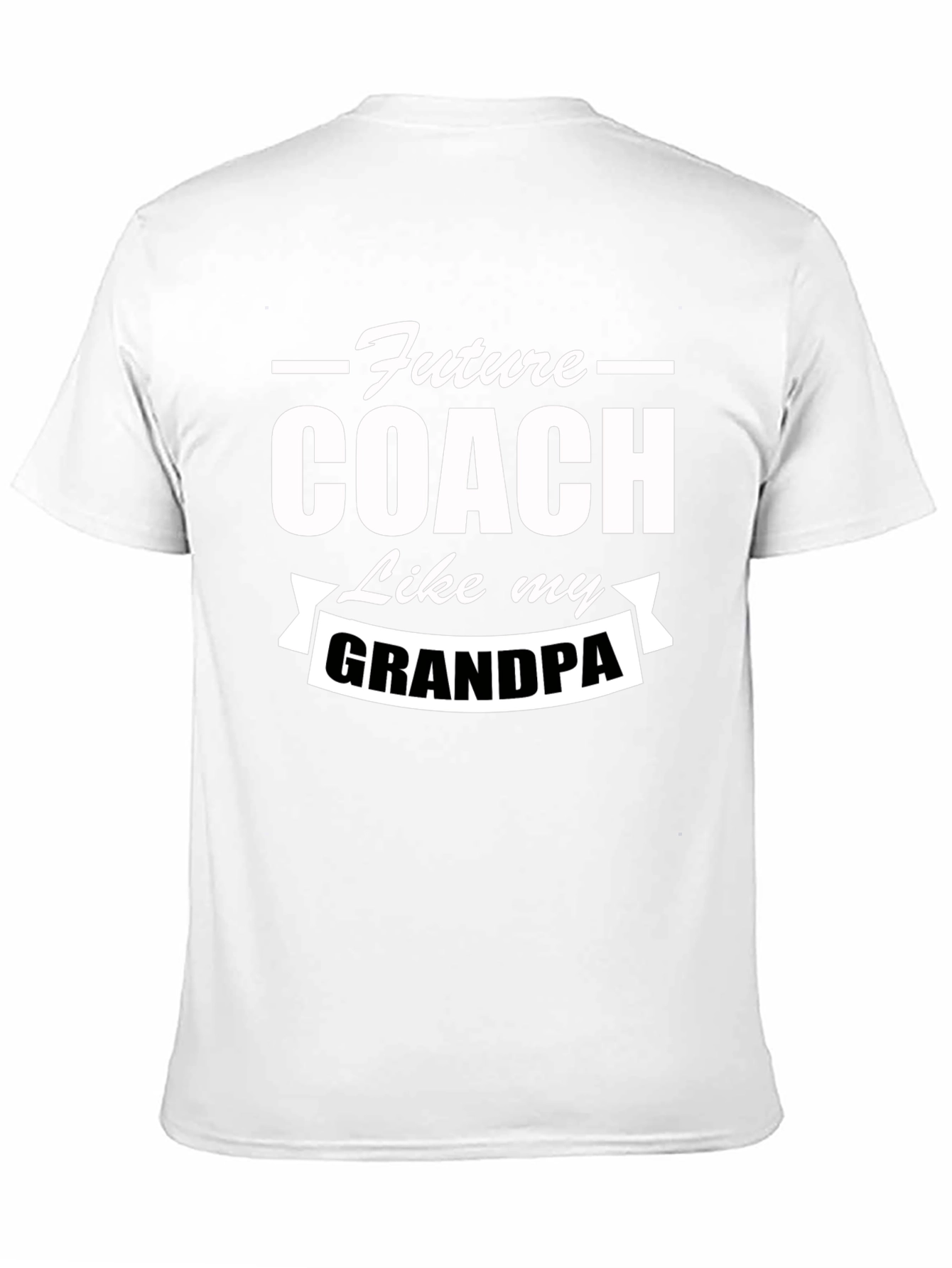 Black Future Coach Like My Grandpa Black T-Shirt view 11
