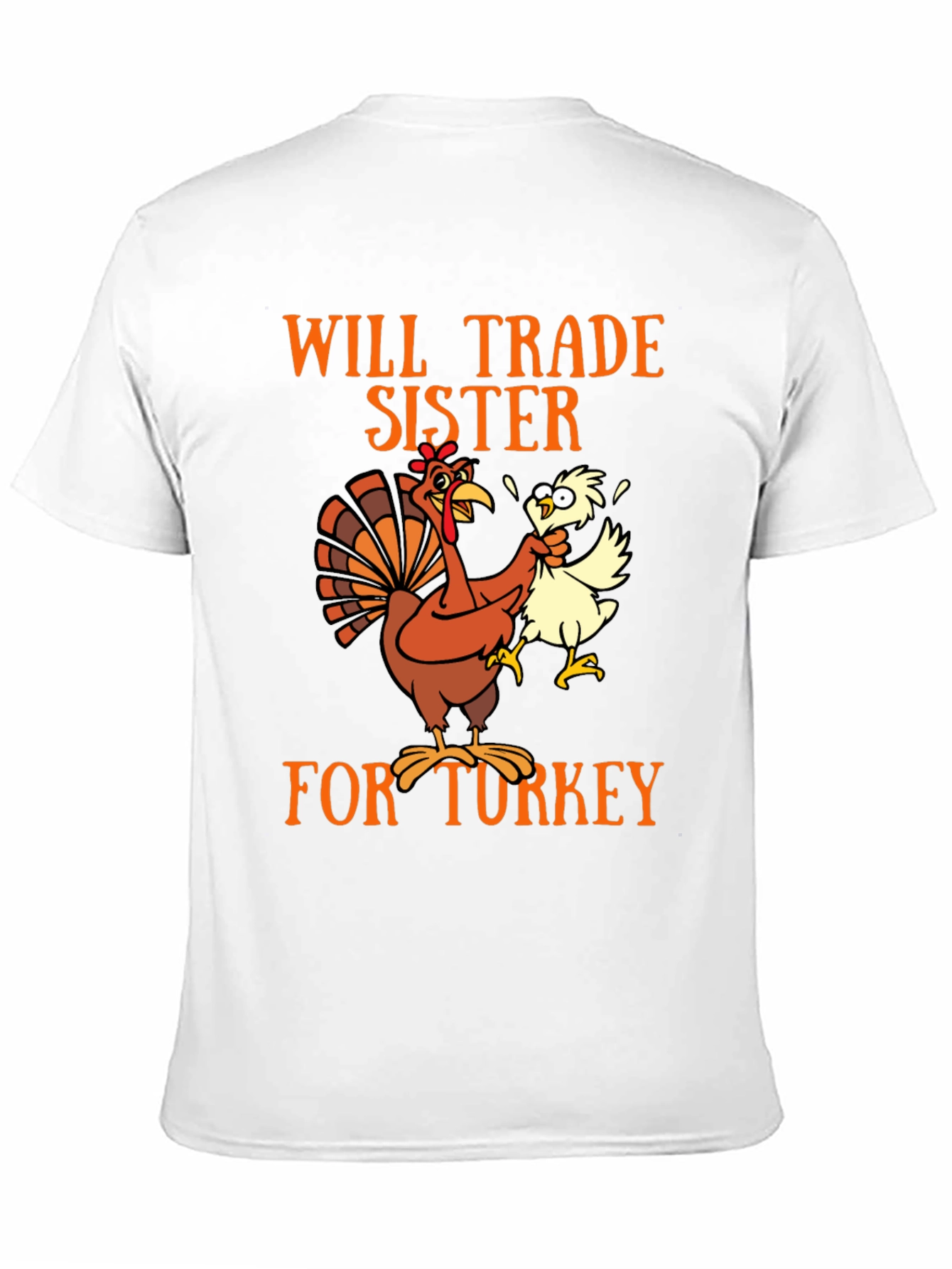 Black Funny Turkey Trade Thanksgiving T-Shirt view 11