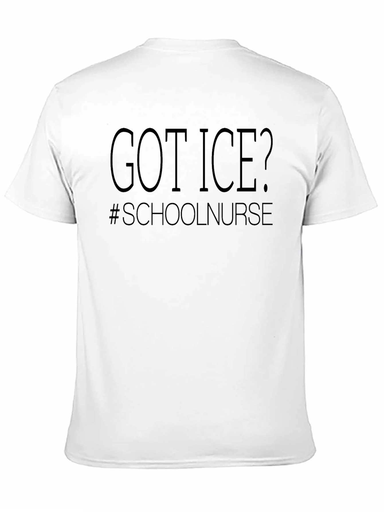 Black Got Ice? School Nurse T-Shirt view 11