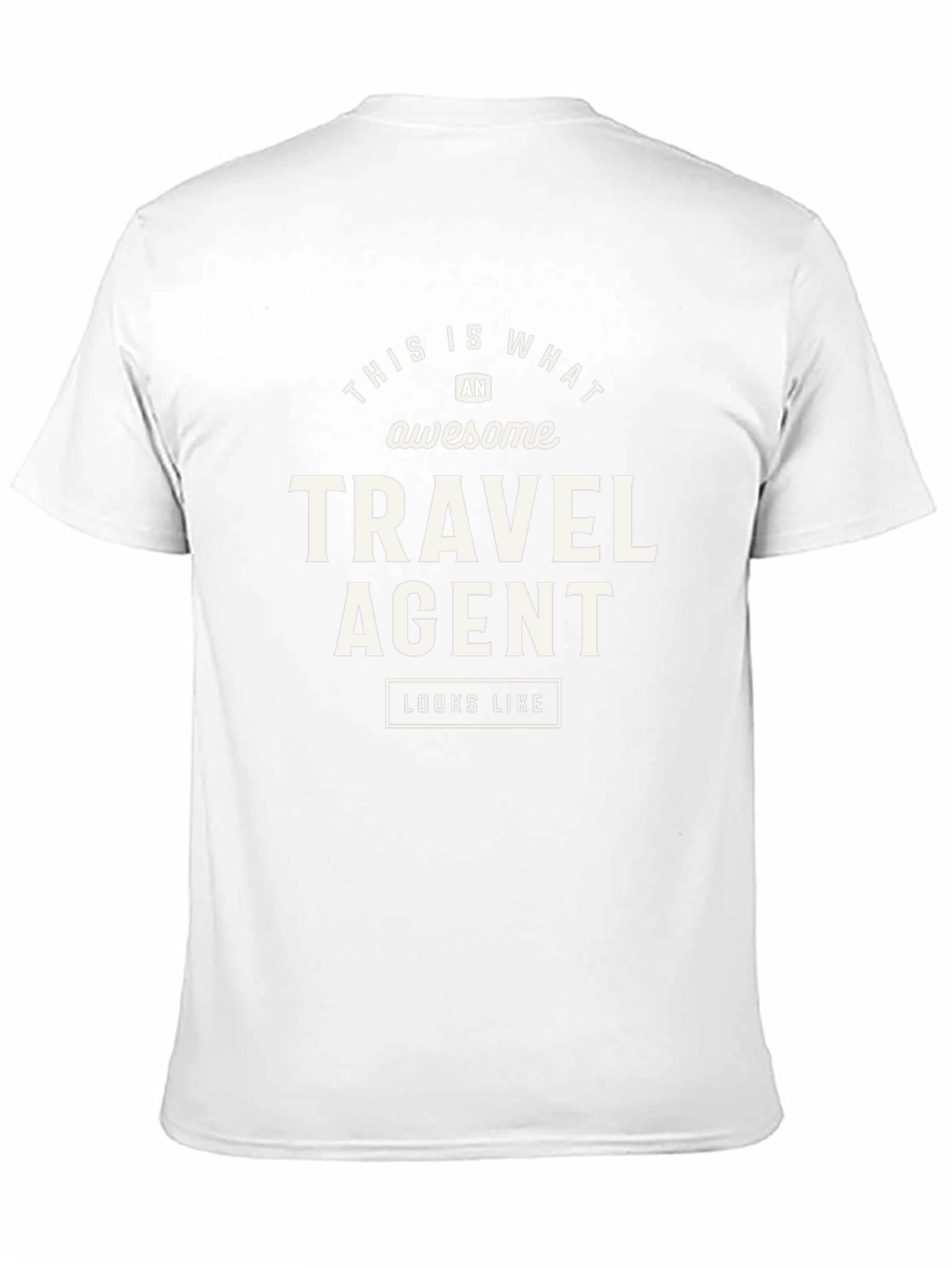 Awesome Travel Agent T-Shirt - Black - 11