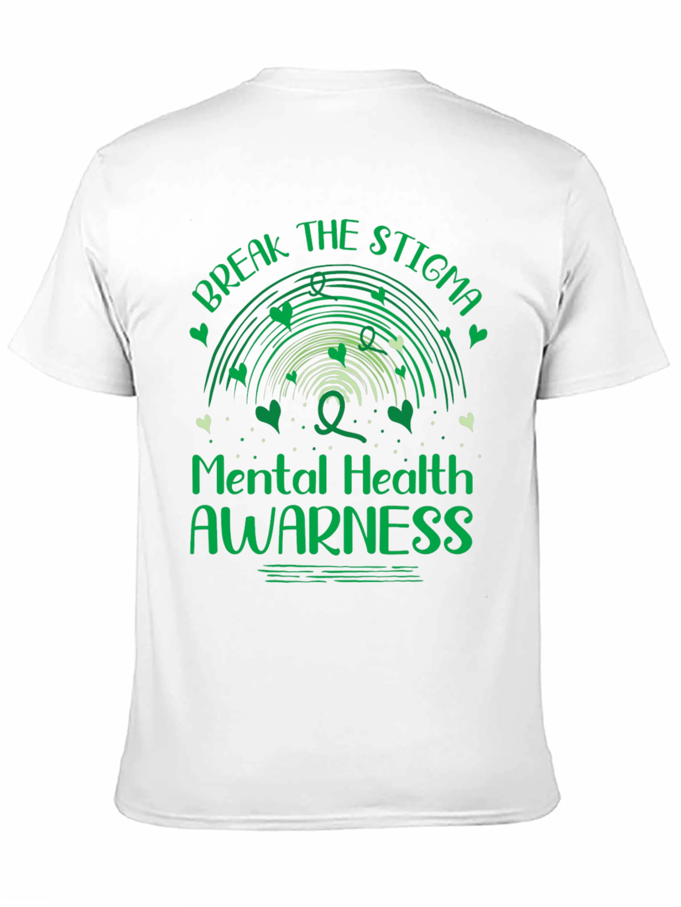 Black Mental Health Awareness T-Shirt - Break the Stigma view 11