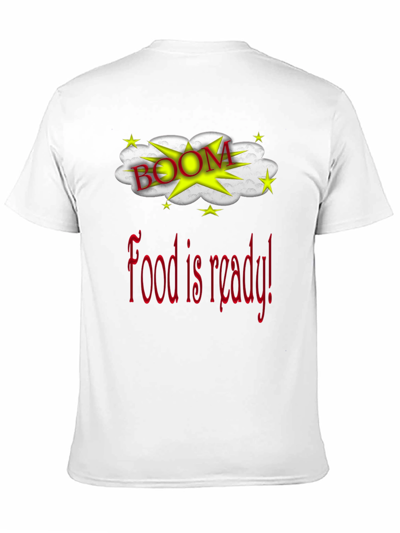 Black Food Is Ready Boom Graphic T-Shirt view 11