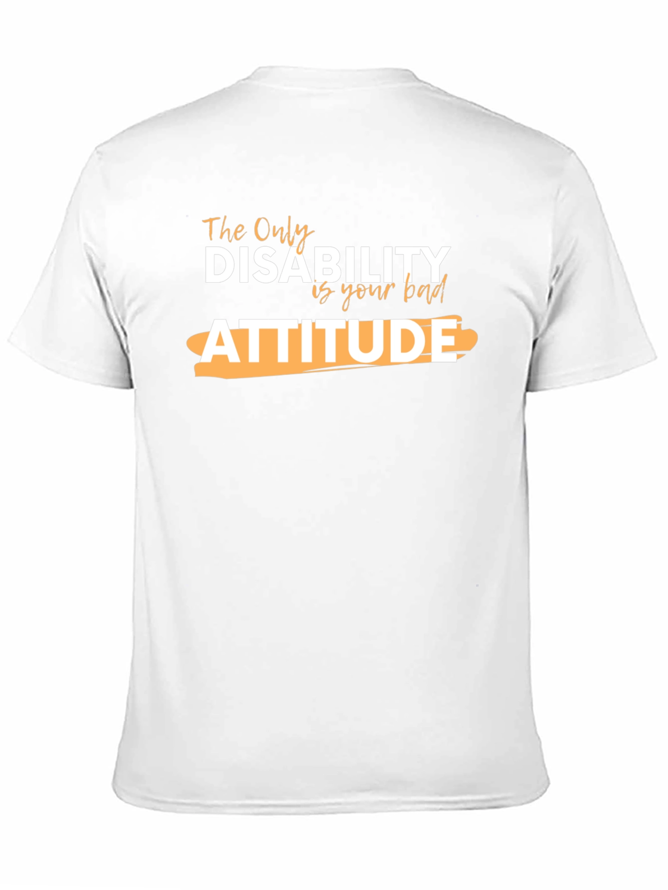 Black Attitude Graphic Tee - Inspirational Design view 11
