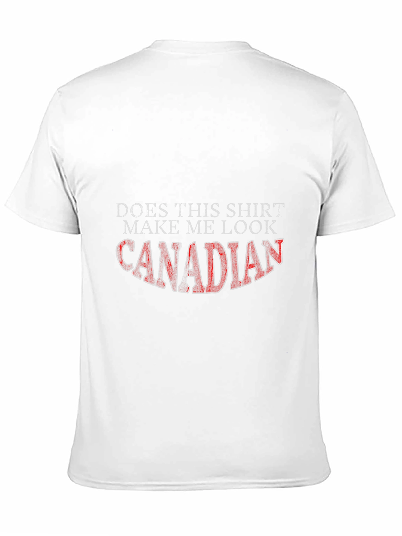 Black Canadian Graphic T-Shirt - Black, Humorous Design view 11