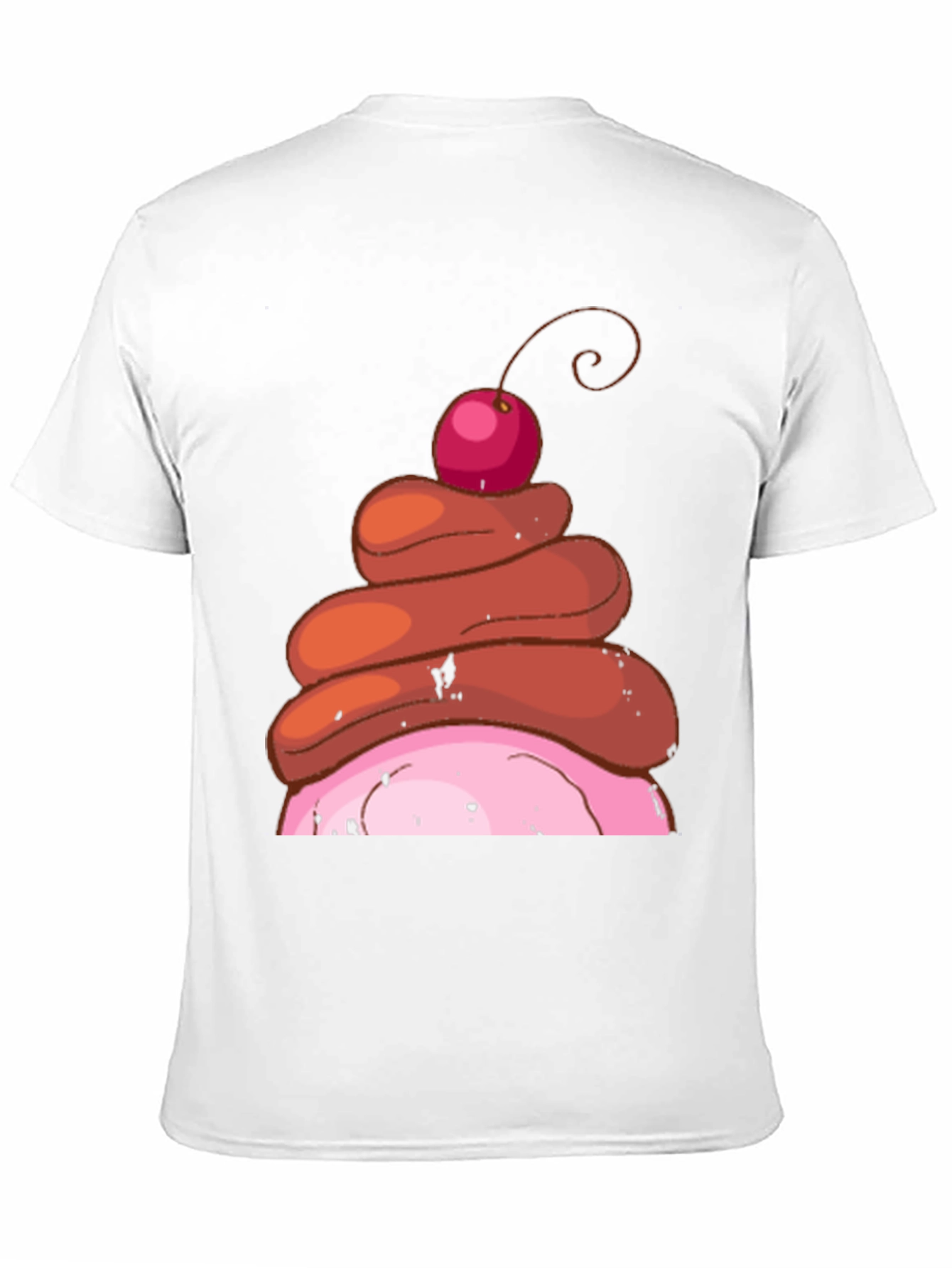 Black Funny Poop Dessert T-Shirt view 11