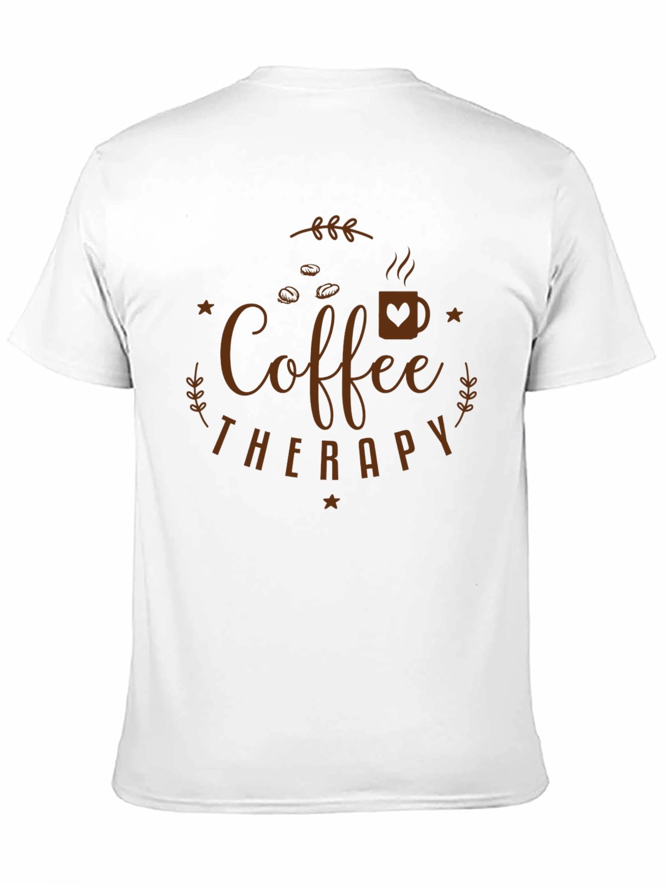Black Coffee Therapy T-Shirt - Black, Relaxed Fit view 11