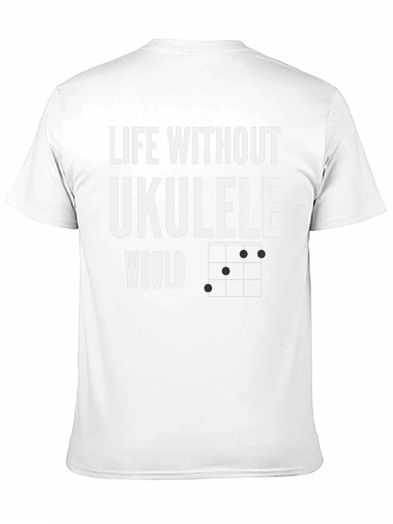 Black Life Without Ukulele T-Shirt view 11