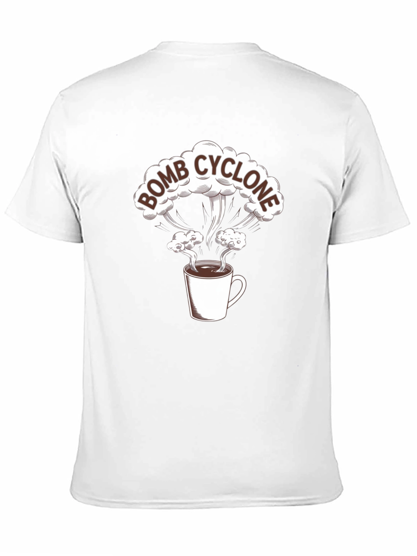 Black Bomb Cyclone Coffee Graphic T-Shirt view 11