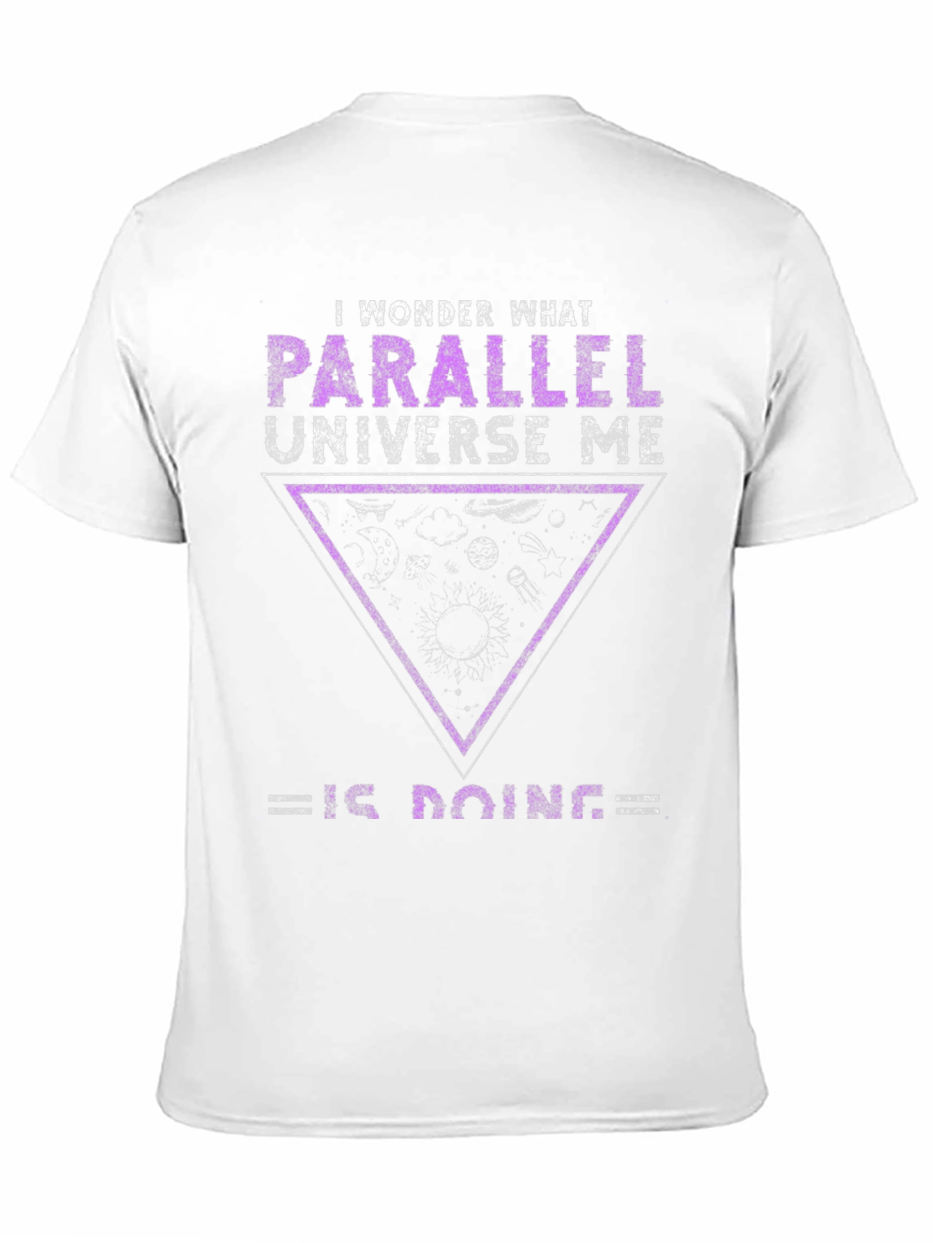 Black Parallel Universe Me Graphic T-Shirt view 11