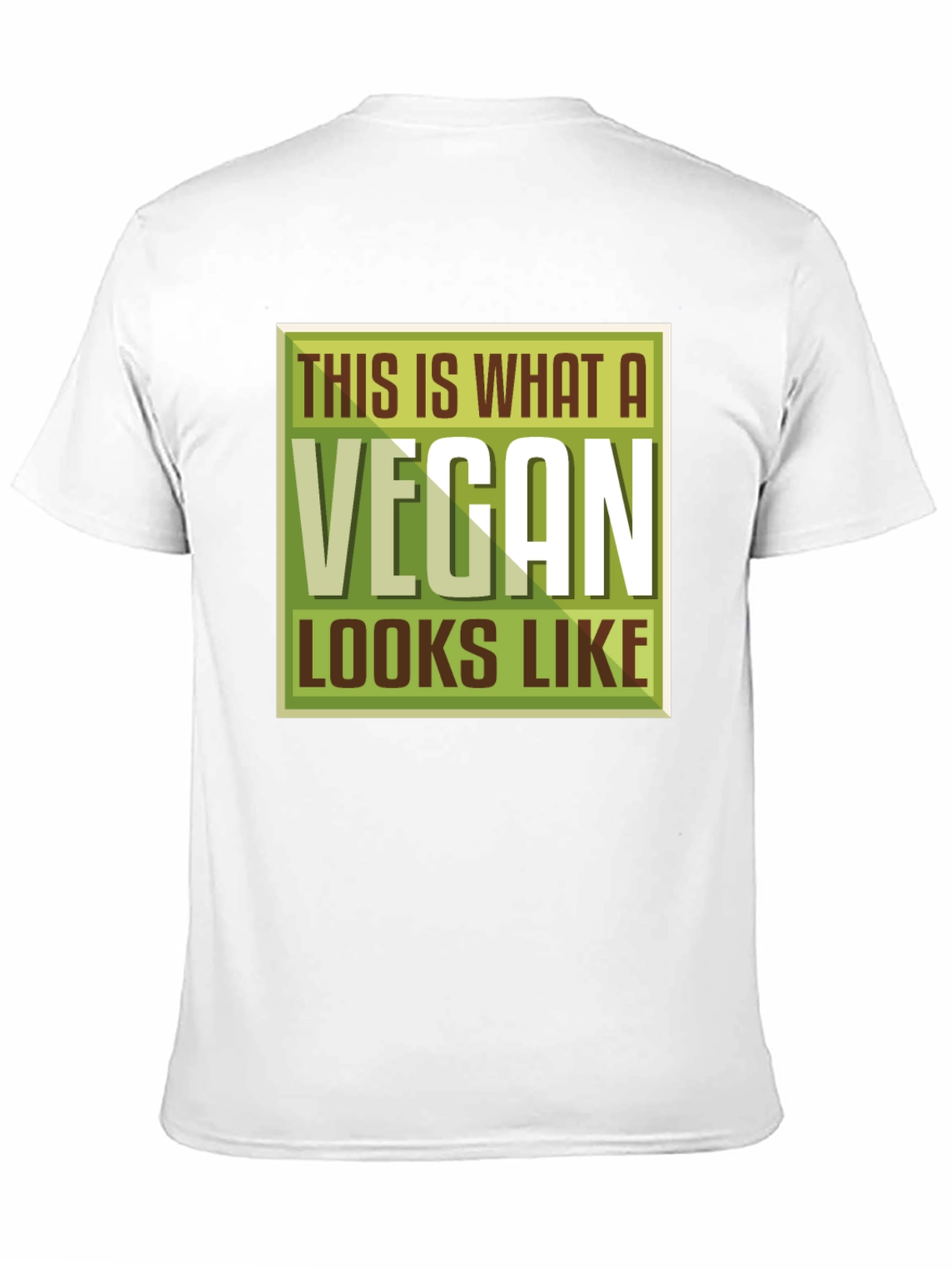 Black Vegan T-Shirt - This is What a Vegan Looks Like - Black view 11