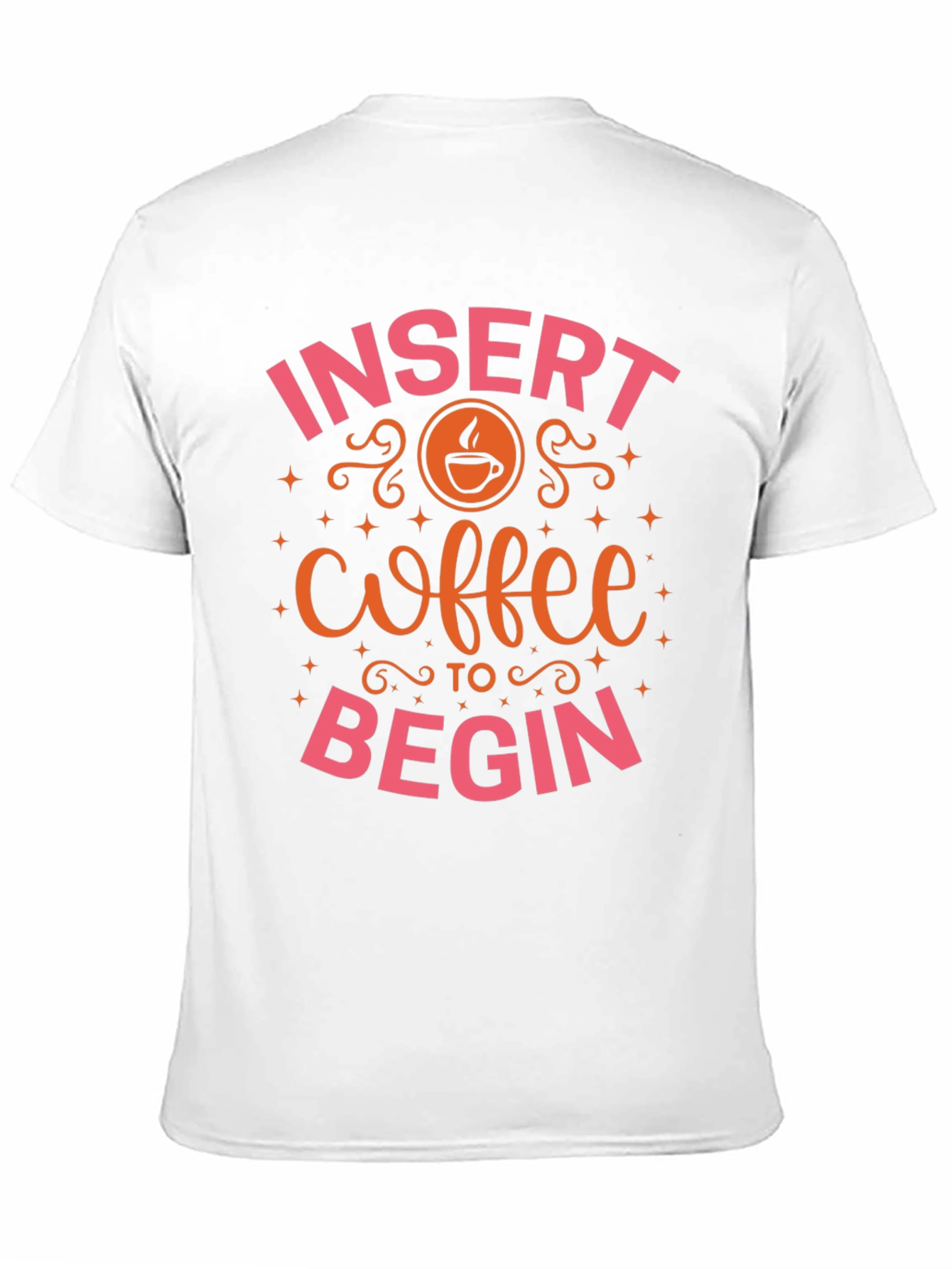 Black Insert Coffee to Begin T-Shirt view 11