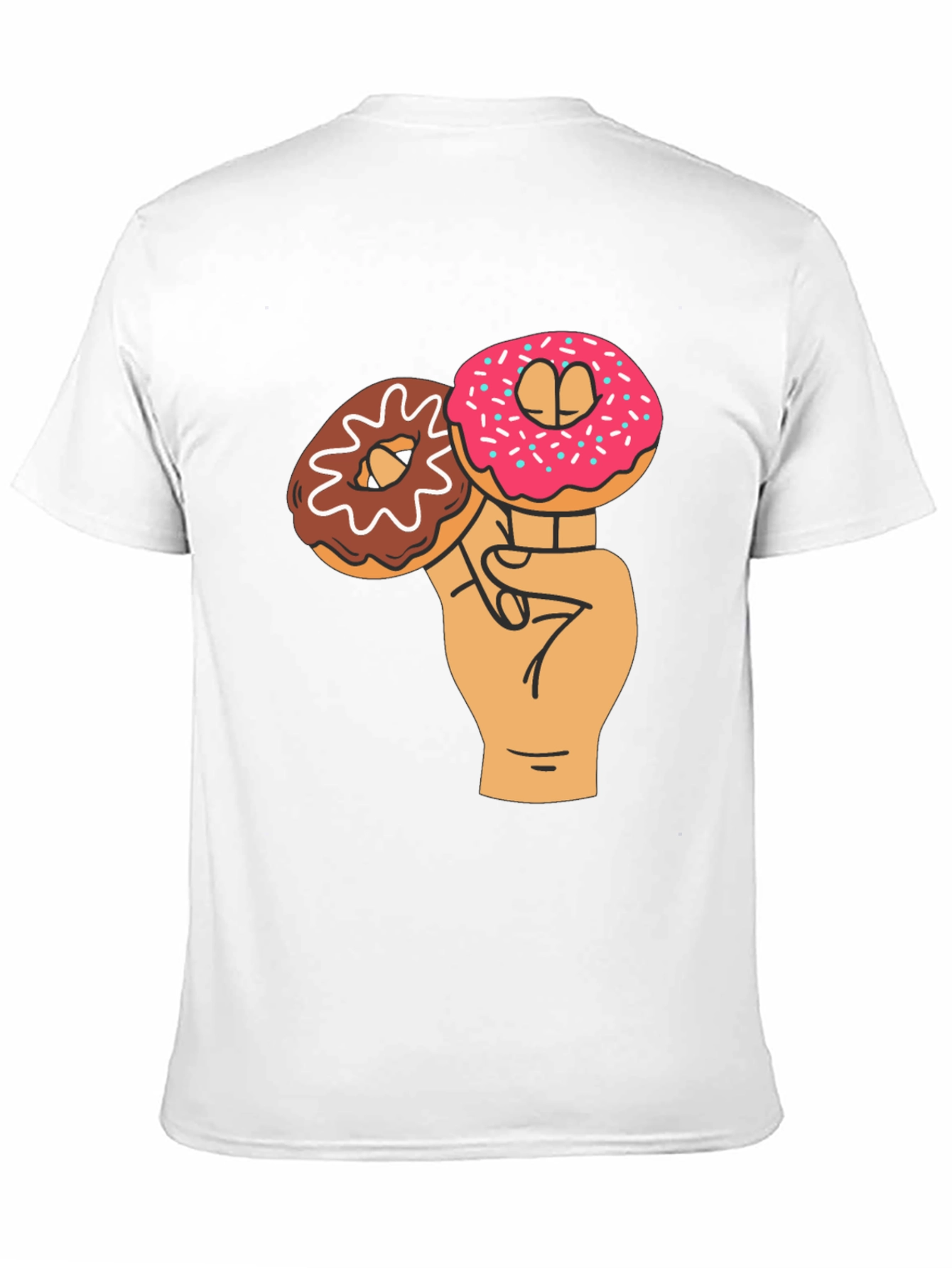 Black Donut Lover Graphic Tee view 11