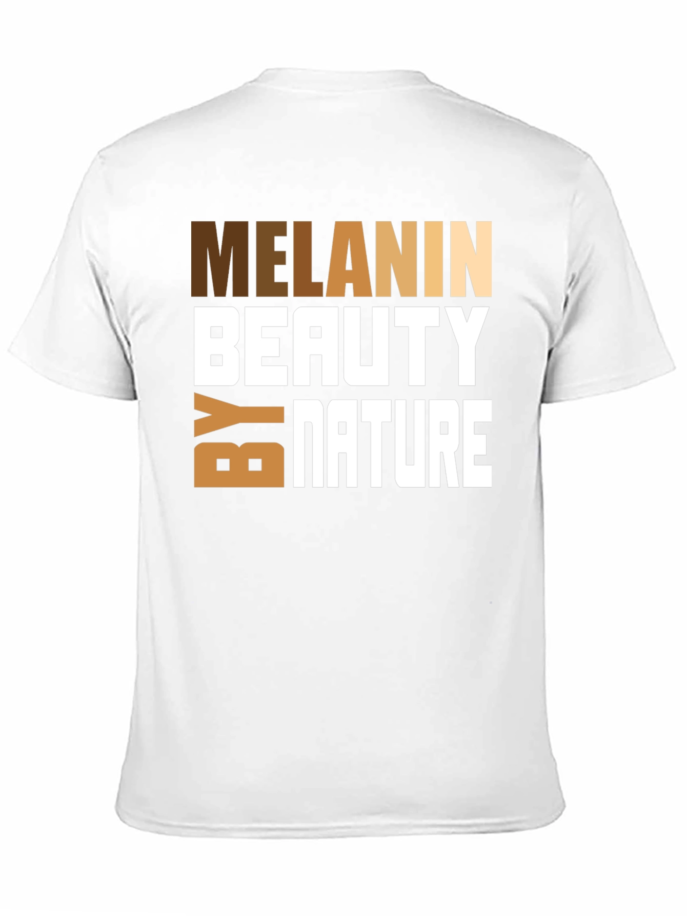 Black Melanin Beauty by Nature Graphic Tee view 11