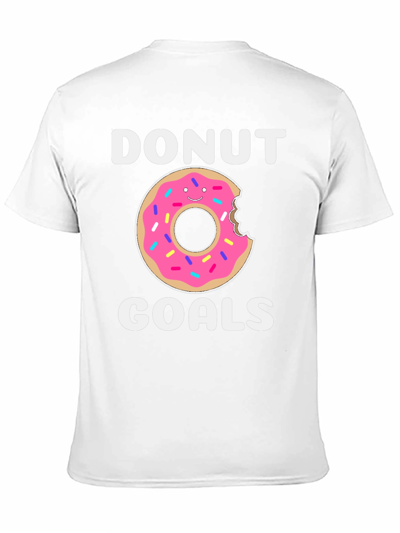 Black Donut Goals Graphic T-Shirt view 11
