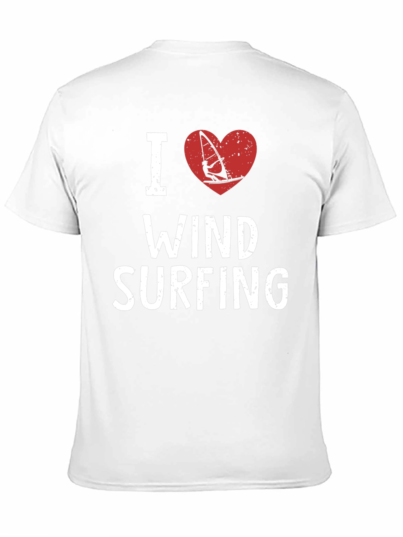 Black I Heart Windsurfing T-Shirt view 11