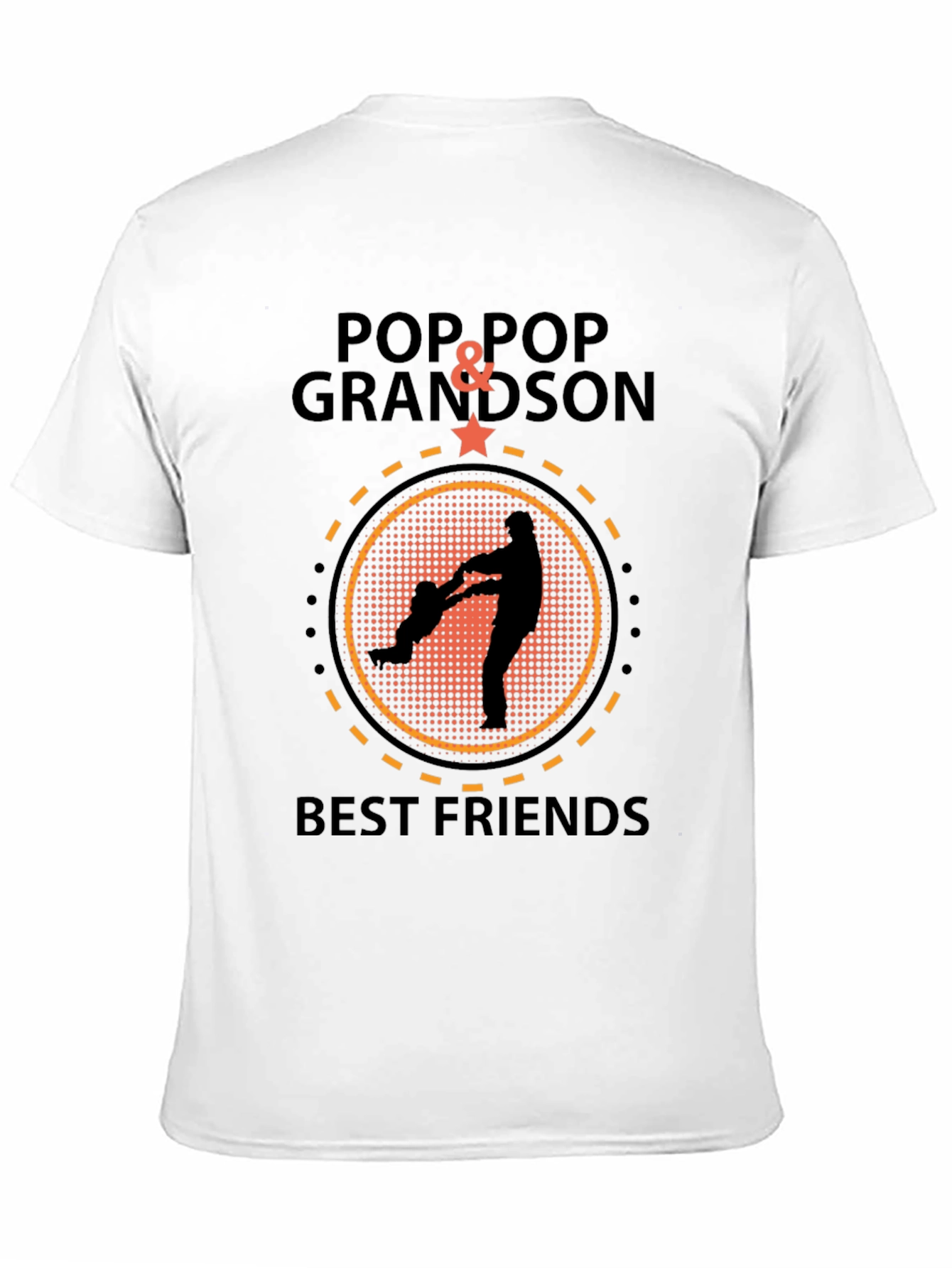 Black Pop Pop & Grandson Best Friends Black T-Shirt view 11