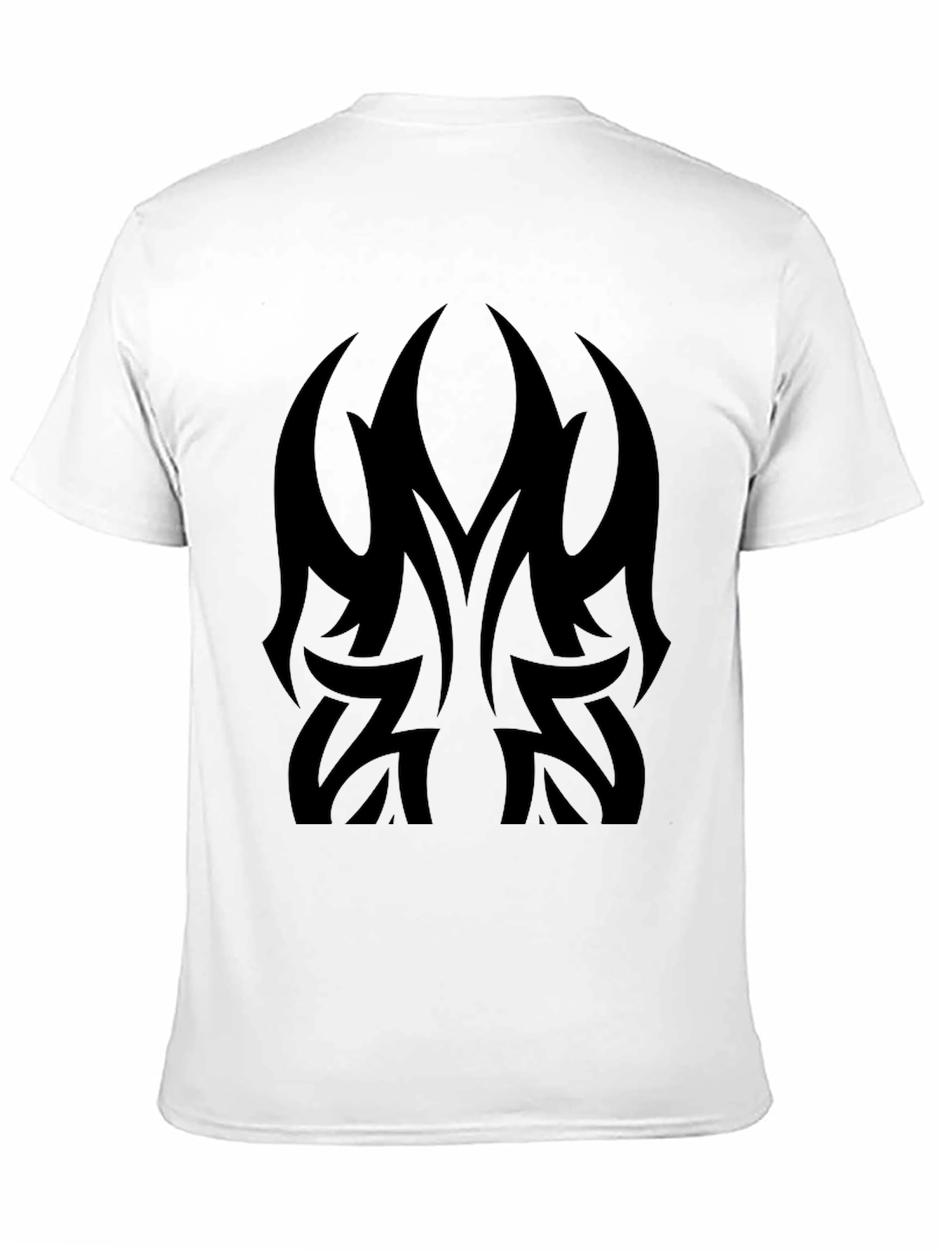 Black Tribal Tattoo Graphic Black T-Shirt view 11